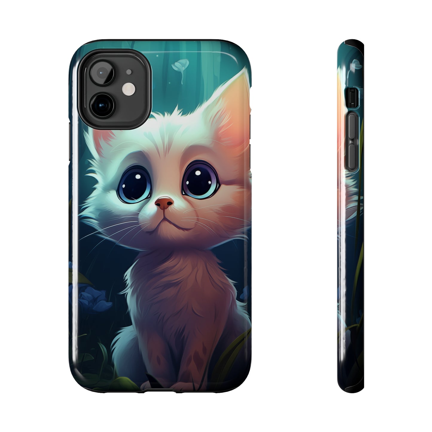 Kitten, iPhone 7, 8, X, 11, 12, 13, 14, 15+ case.