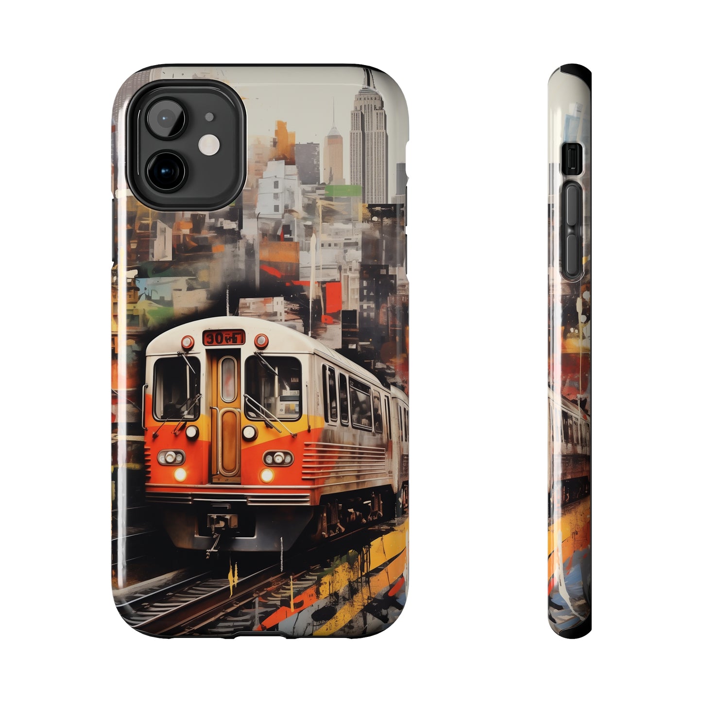 New York City, subway, iPhone 7, 8, X, 11, 12, 13, 14, 15+ case.