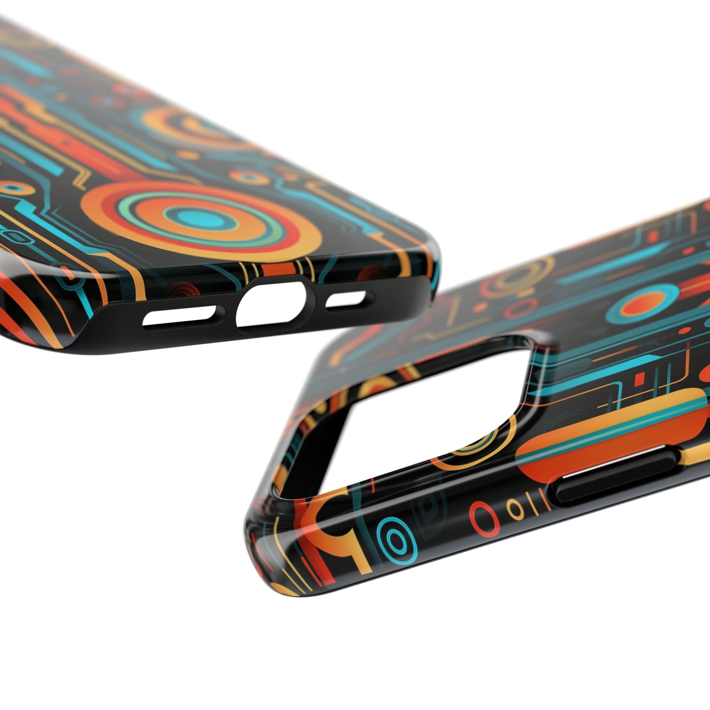 Futuristic #08, iPhone 7, 8, X, 11, 12, 13, 14, 15+ case.