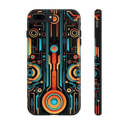 Futuristic #08, iPhone 7, 8, X, 11, 12, 13, 14, 15+ case.