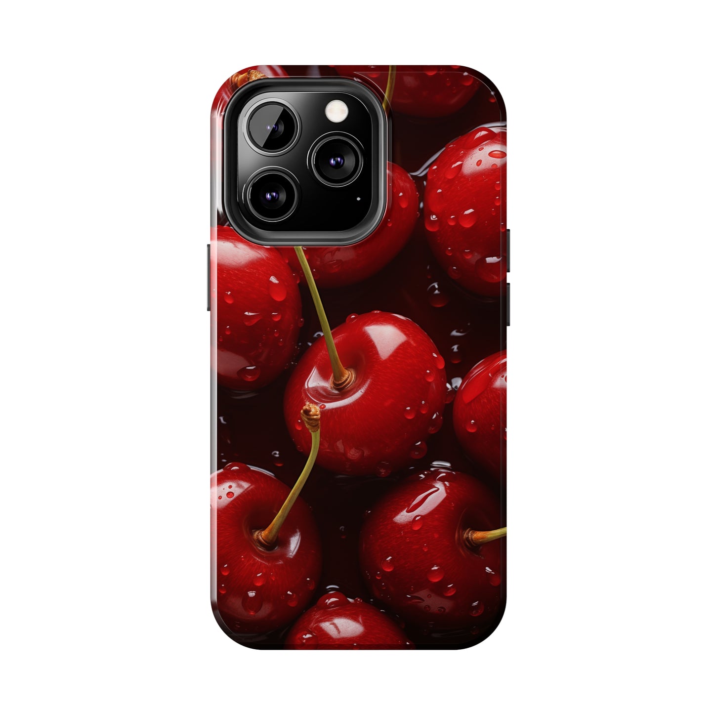 Cherries #07, iPhone 7, 8, X, 11, 12, 13, 14, 15+ case.