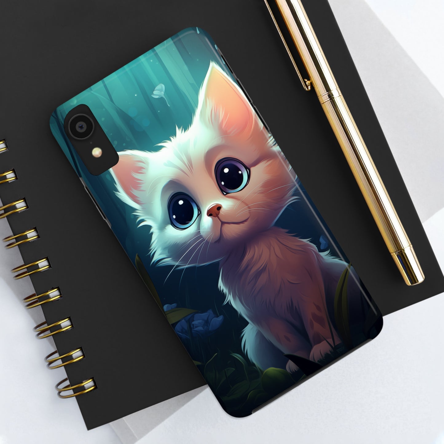 Kitten, iPhone 7, 8, X, 11, 12, 13, 14, 15+ case.