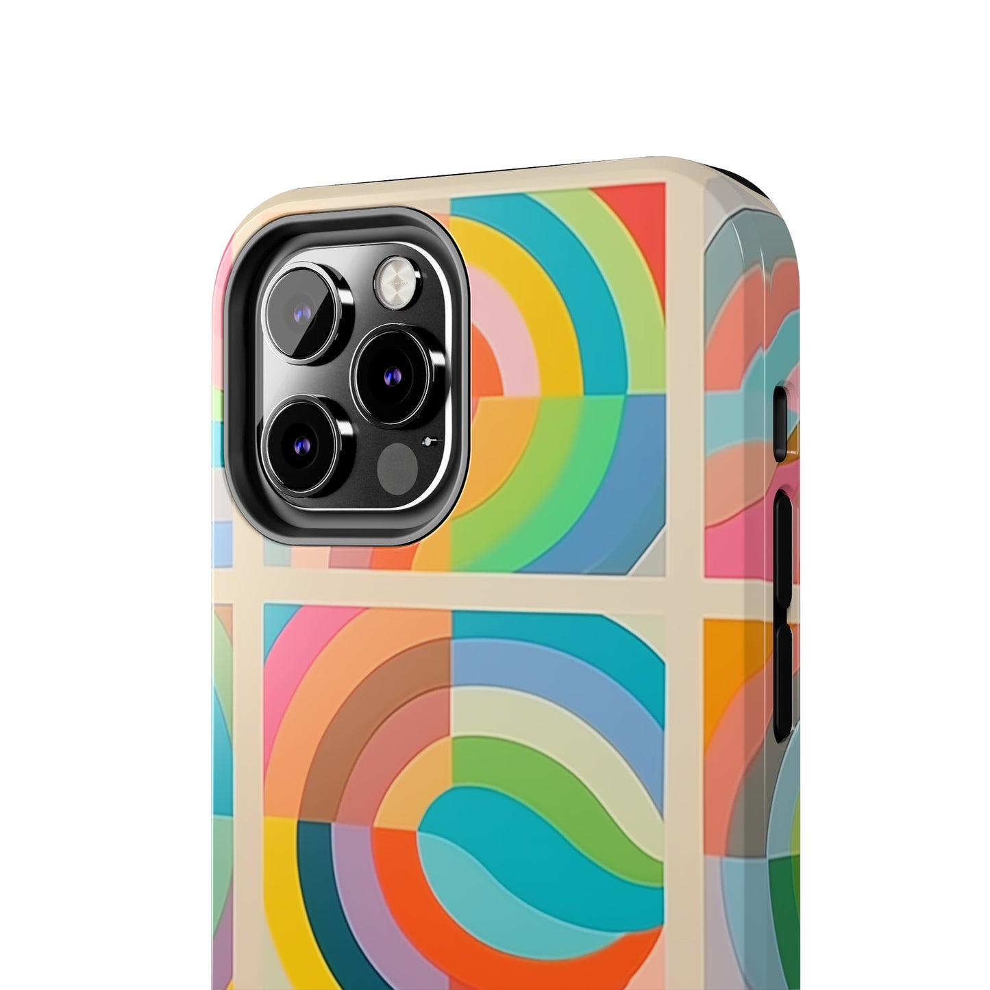 Abstract Colorful Lines #02, iPhone 7, 8, X, 11, 12, 13, 14, 15+ case.