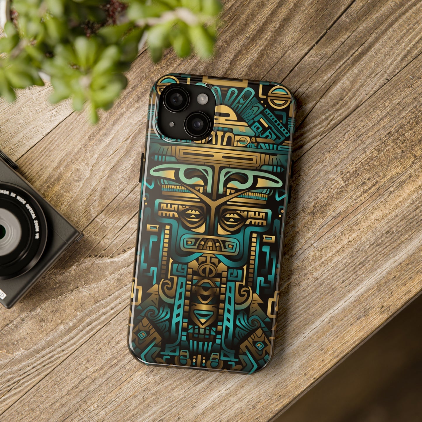 Aztec Vibes #02, iPhone 7, 8, X, 11, 12, 13, 14, 15+ case.