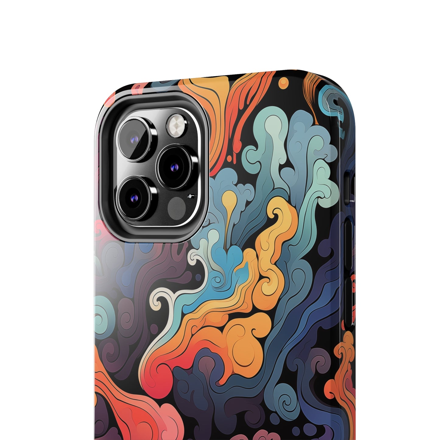 Abstract Swirls #05, iPhone 7, 8, X, 11, 12, 13, 14, 15+ case.