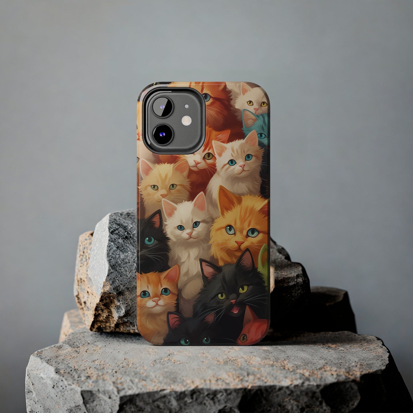 Kittens, iPhone 7, 8, X, 11, 12, 13, 14, 15+ case.