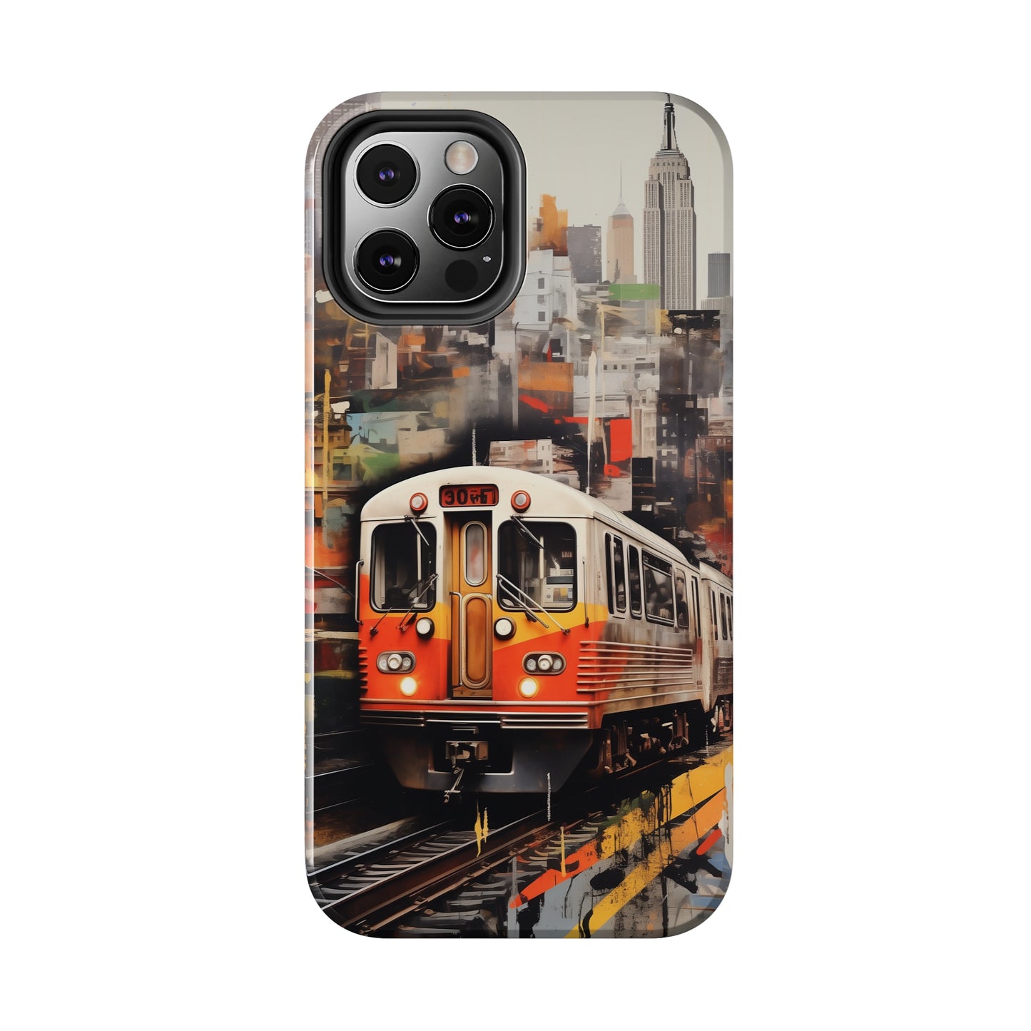 New York City, subway, iPhone 7, 8, X, 11, 12, 13, 14, 15+ case.