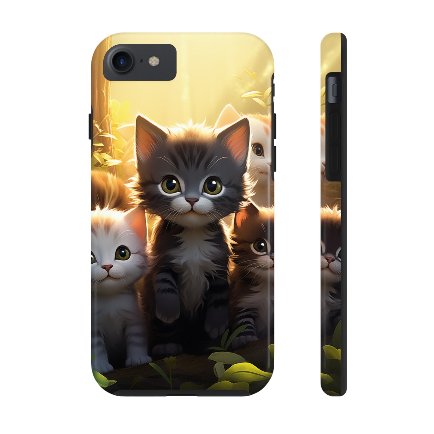 Kittens #02, iPhone 7, 8, X, 11, 12, 13, 14, 15+ case.