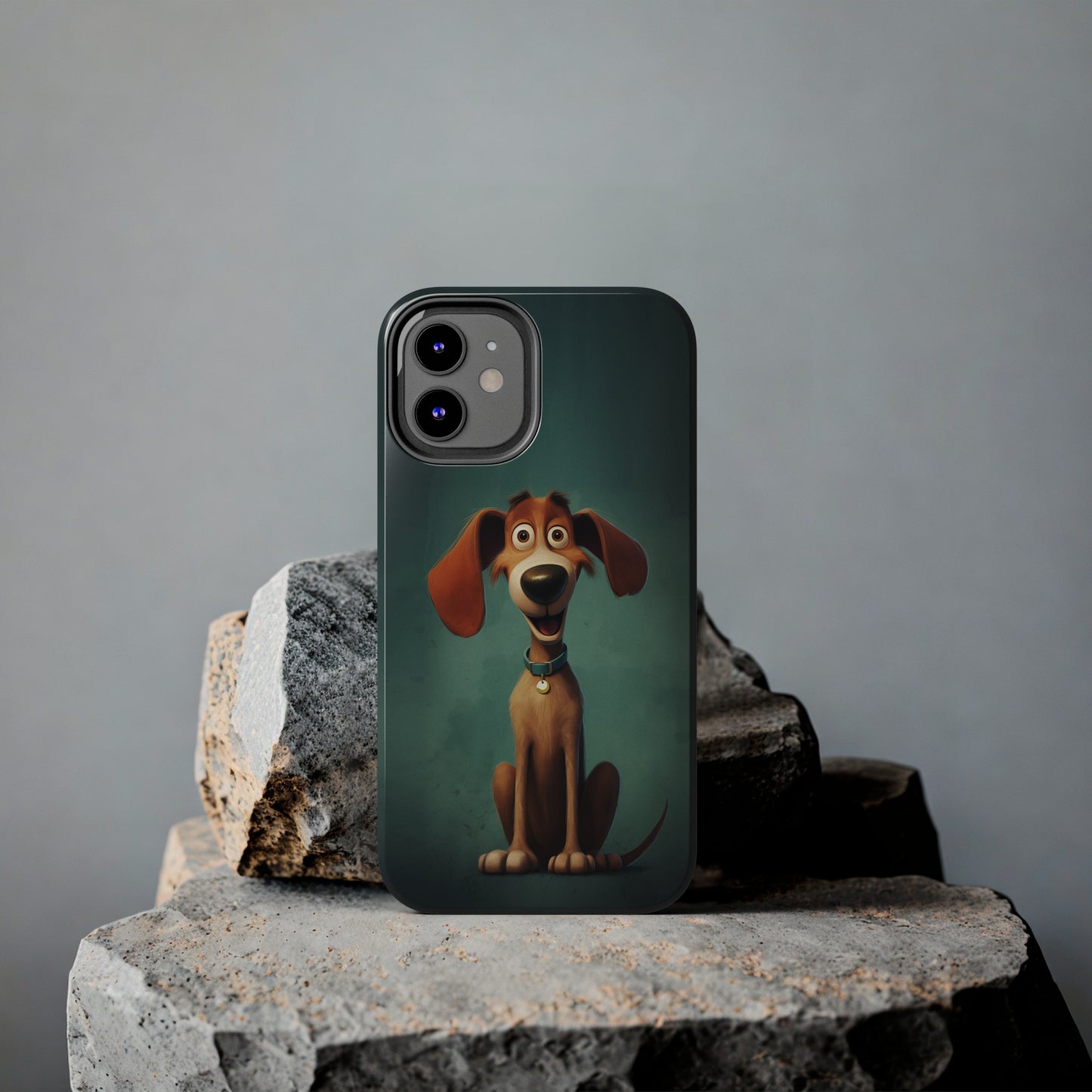 Hux, Cartoon Dog, iPhone 7, 8, X, 11, 12, 13, 14, 15+ case.