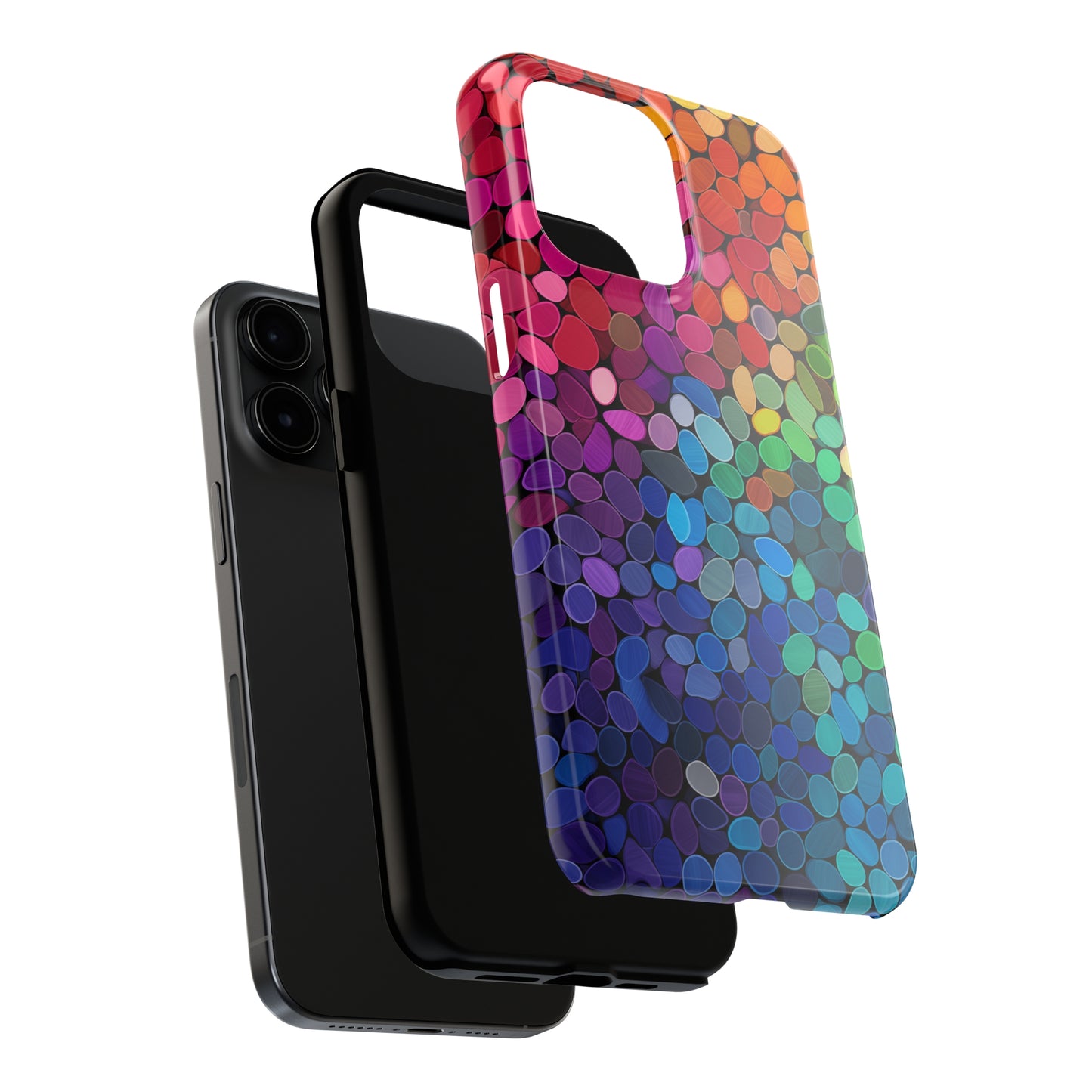 Rainbow Effect, iPhone 7, 8, X, 11, 12, 13, 14, 15+ case.