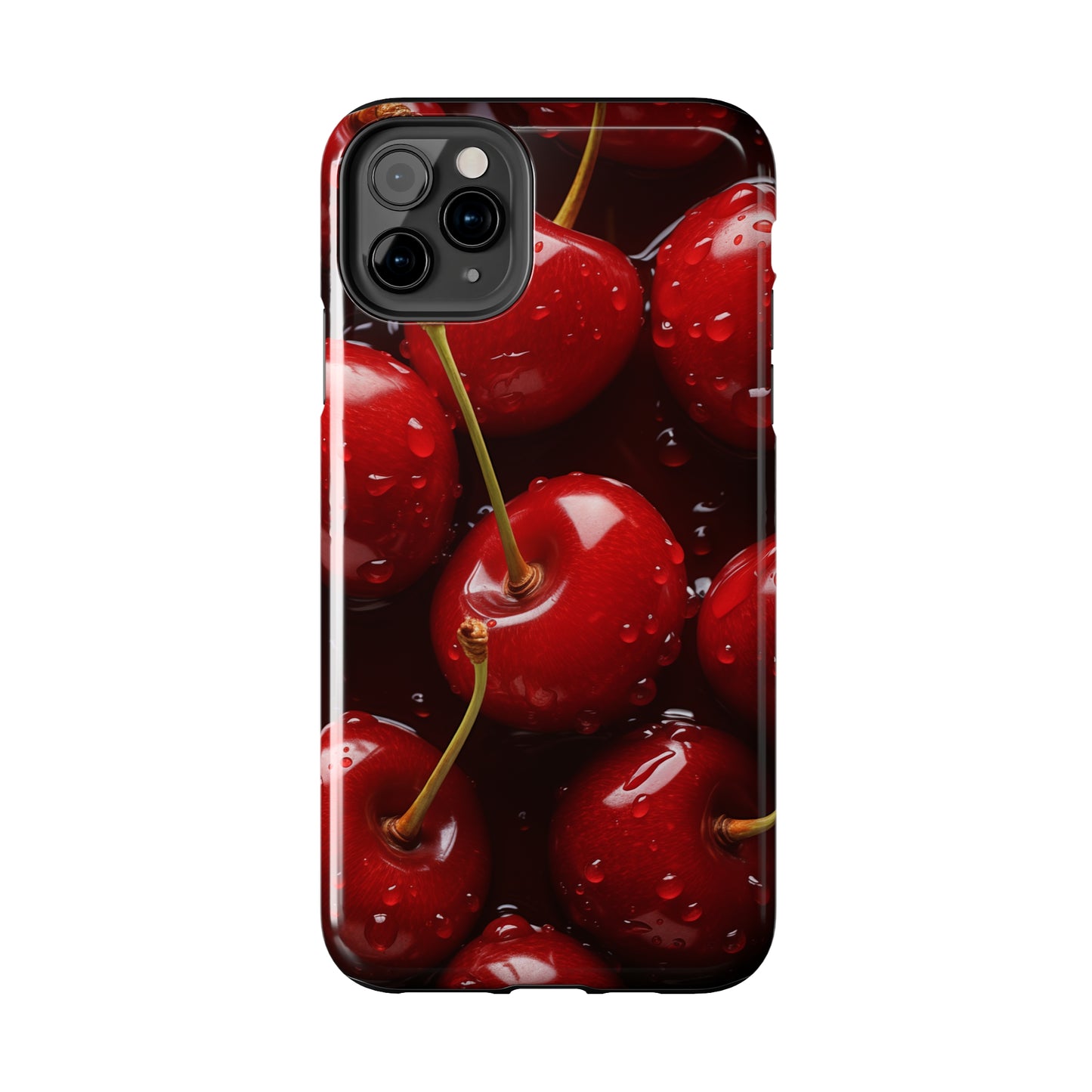 Cherries #07, iPhone 7, 8, X, 11, 12, 13, 14, 15+ case.