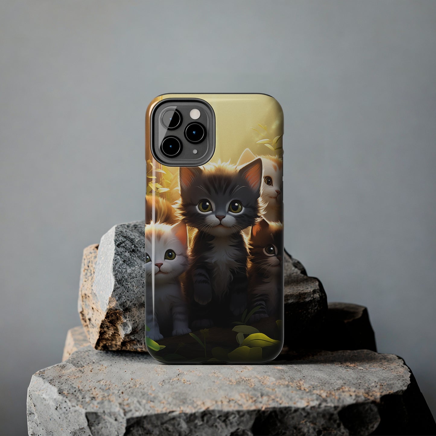 Kittens #02, iPhone 7, 8, X, 11, 12, 13, 14, 15+ case.