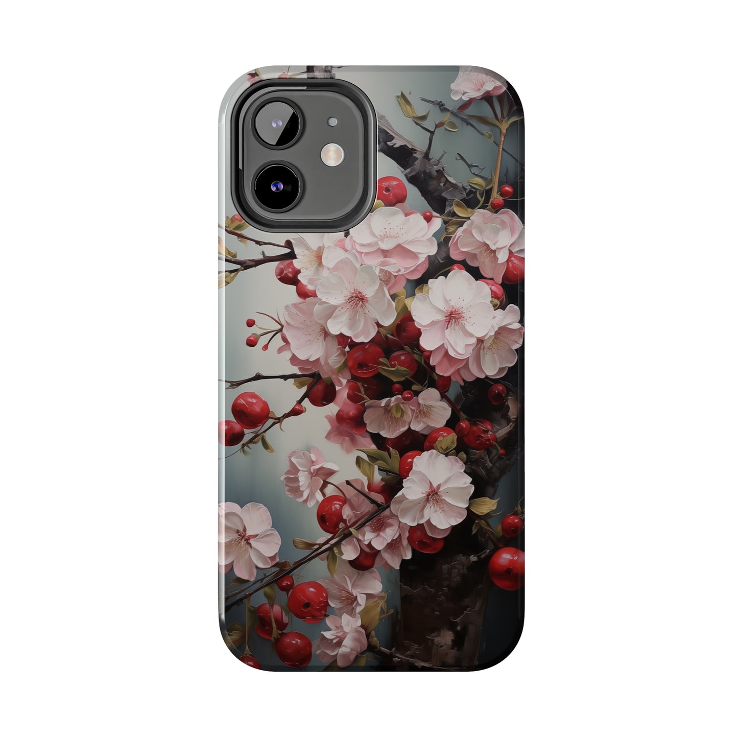 Cherries #08, iPhone 7, 8, X, 11, 12, 13, 14, 15+ case.