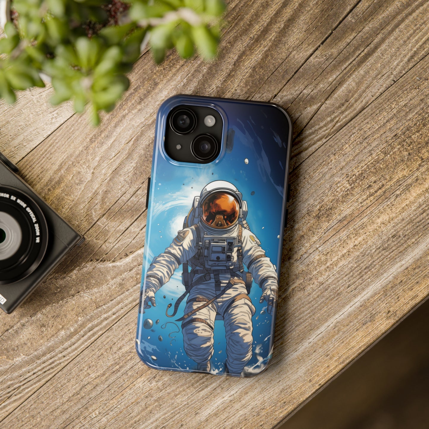 Astronaut #02, iPhone 7, 8, X, 11, 12, 13, 14, 15+ case.