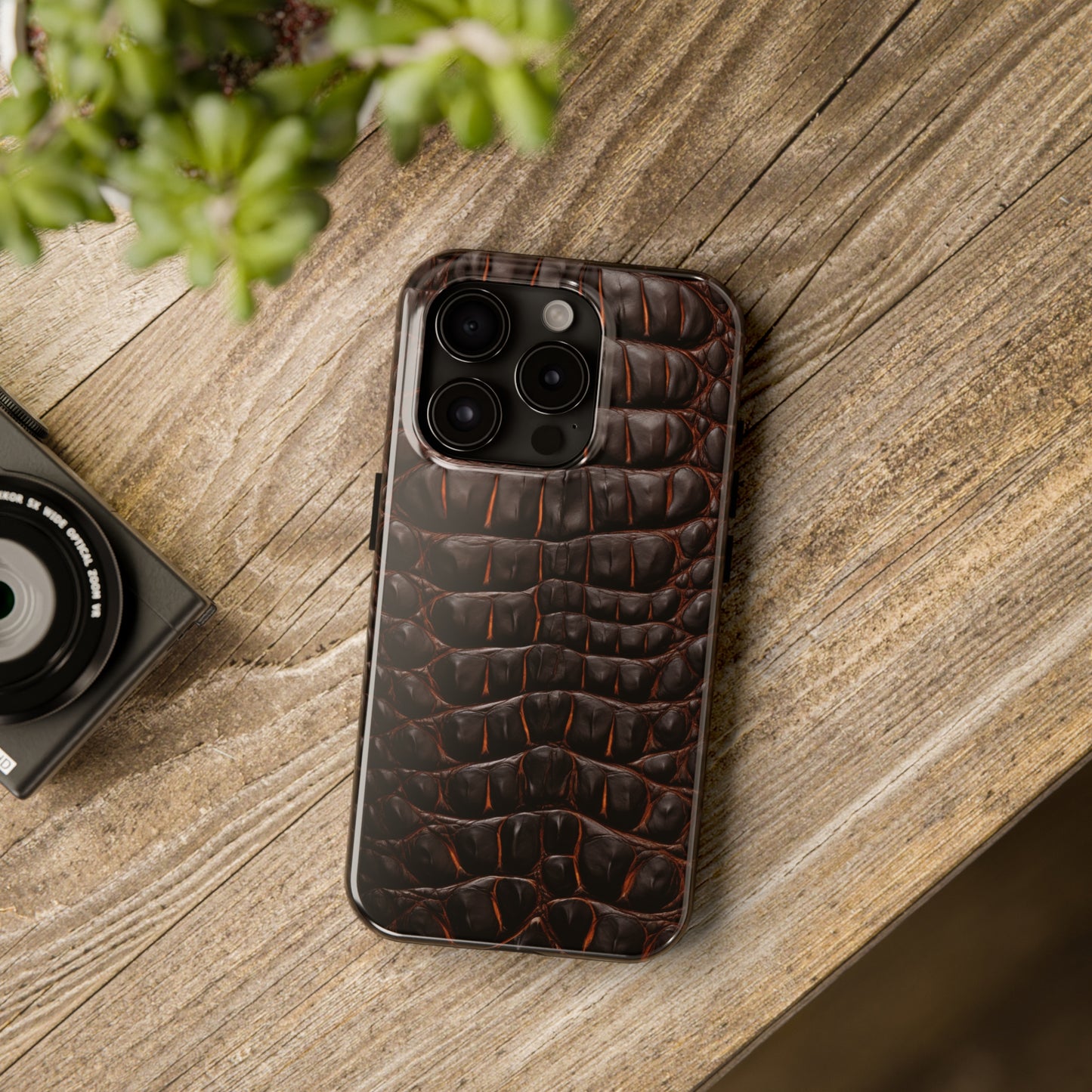 Alligator skin #01, iPhone 7, 8, X, 11, 12, 13, 14, 15+ case.