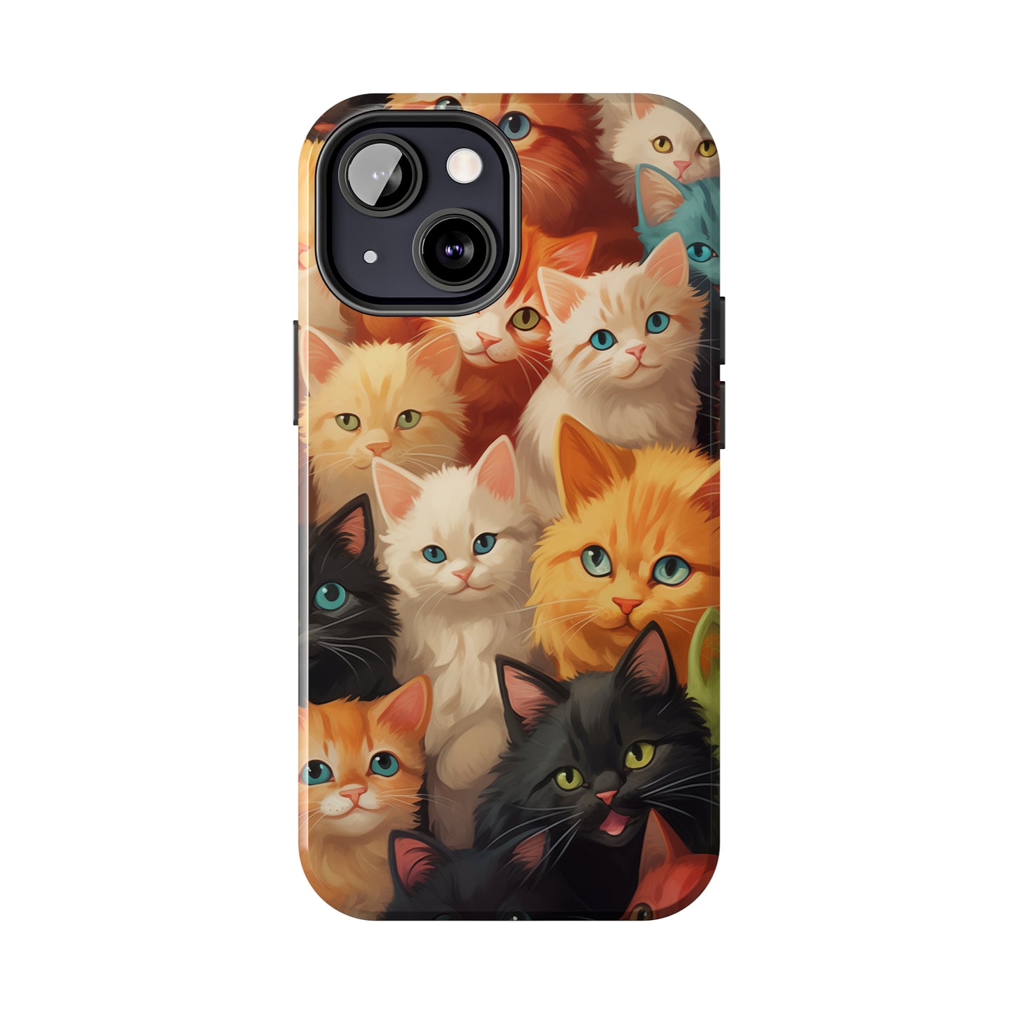 Kittens, iPhone 7, 8, X, 11, 12, 13, 14, 15+ case.