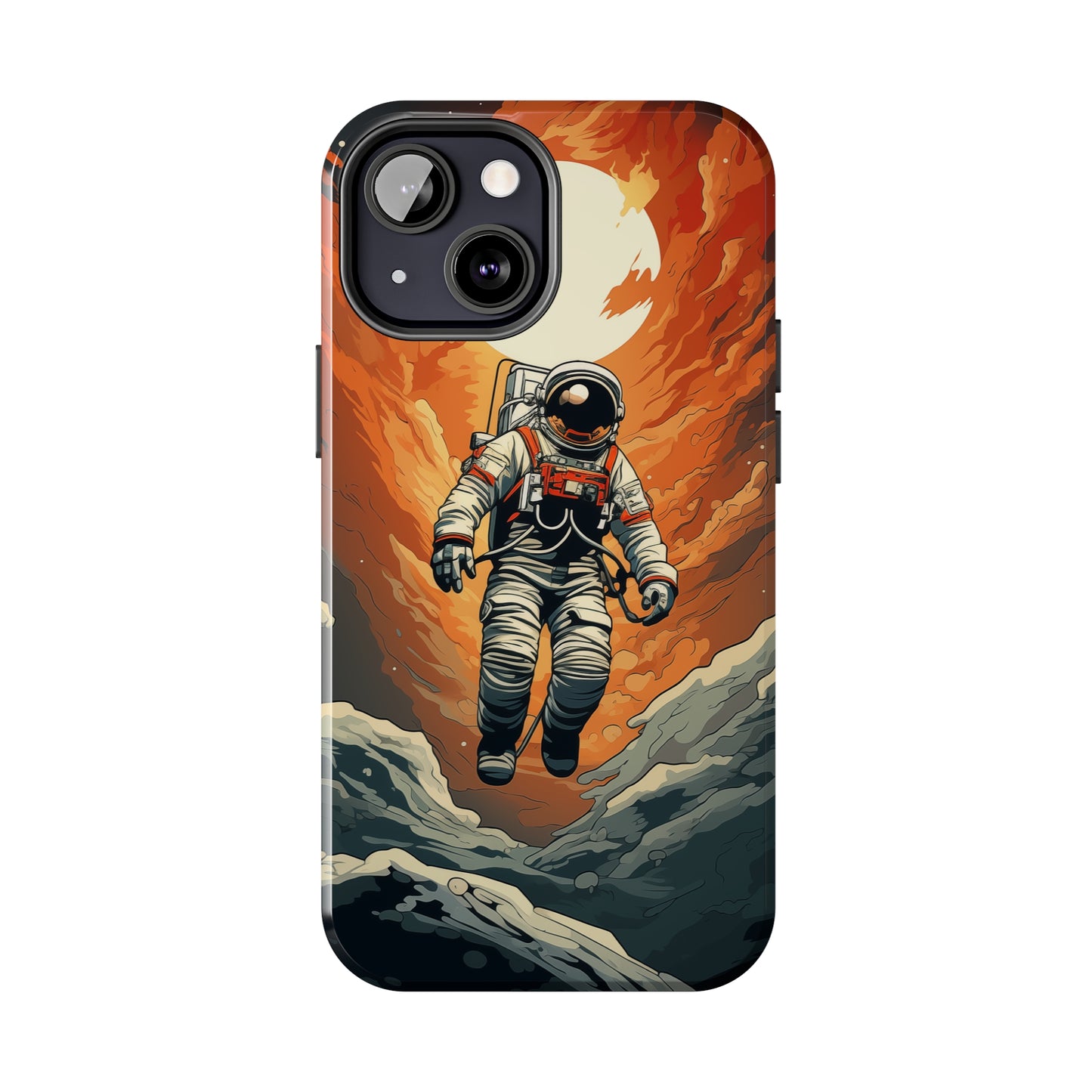 Astronaut #03, iPhone 7, 8, X, 11, 12, 13, 14, 15+ case.