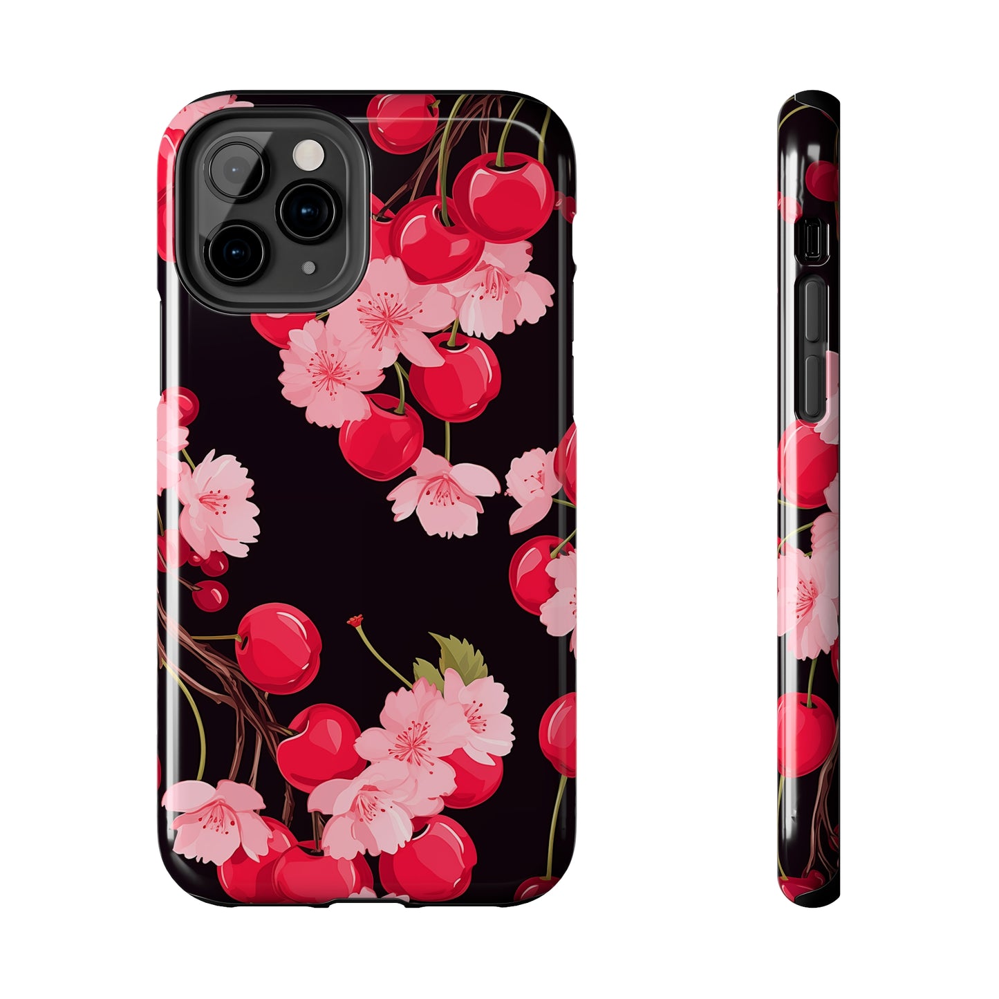 Cherries #05, iPhone 7, 8, X, 11, 12, 13, 14, 15+ case.