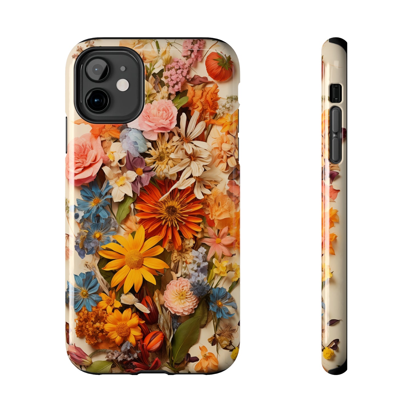 Dried Flowers #03, iPhone 7, 8, X, 11, 12, 13, 14, 15+ case.