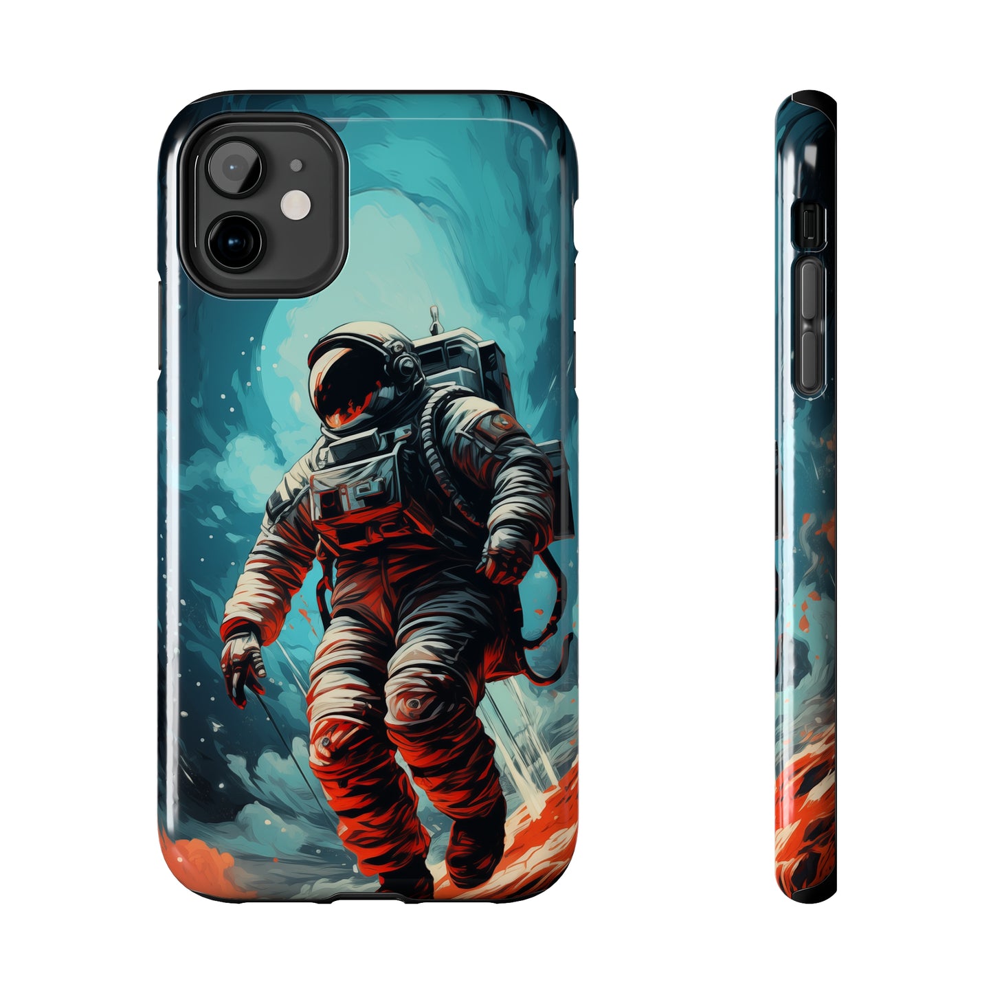 Astronaut #01, iPhone 7, 8, X, 11, 12, 13, 14, 15+ case.