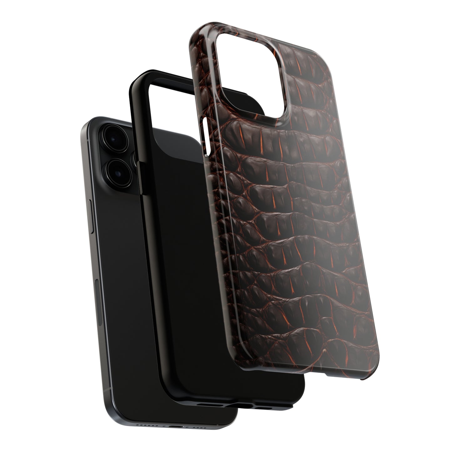 Alligator skin #01, iPhone 7, 8, X, 11, 12, 13, 14, 15+ case.