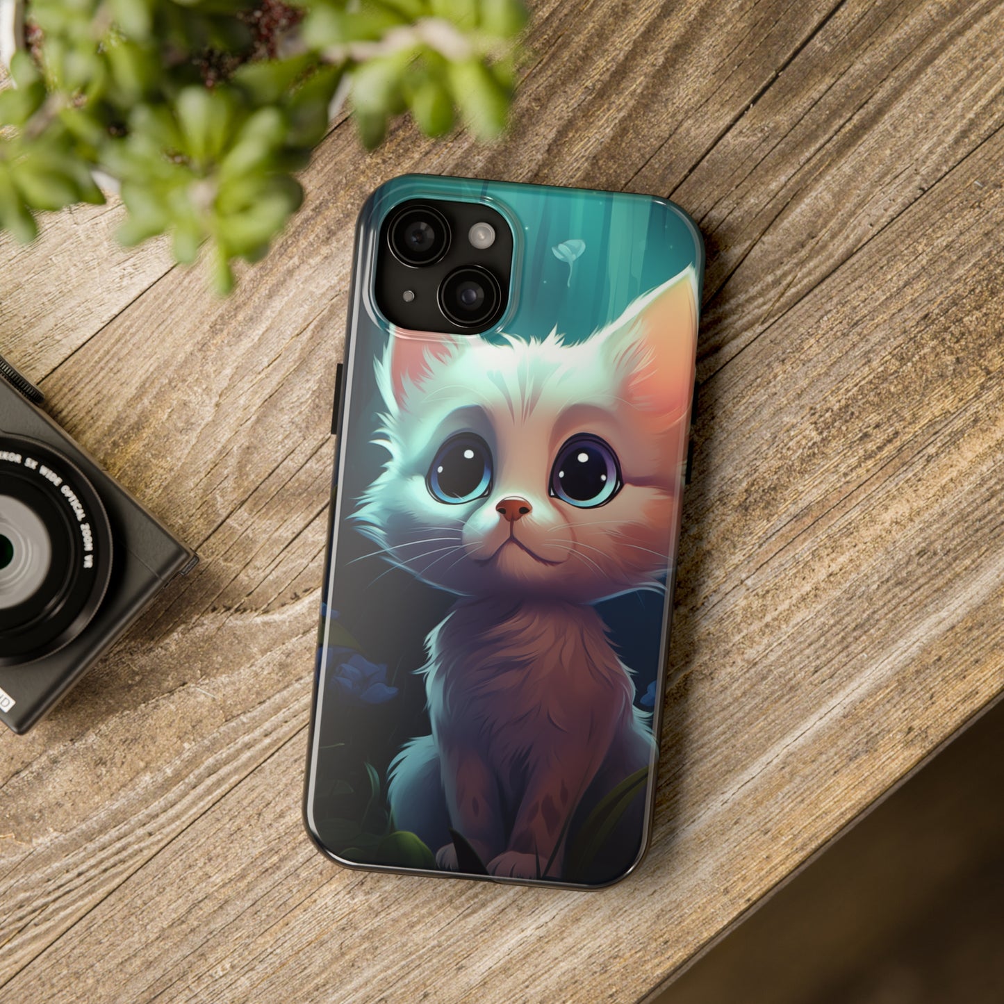 Kitten, iPhone 7, 8, X, 11, 12, 13, 14, 15+ case.