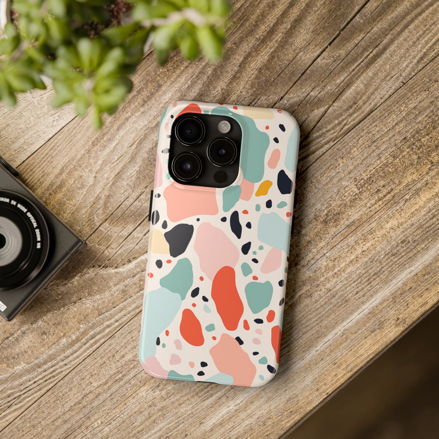 Terrazzo, iPhone 7, 8, X, 11, 12, 13, 14, 15+ case.