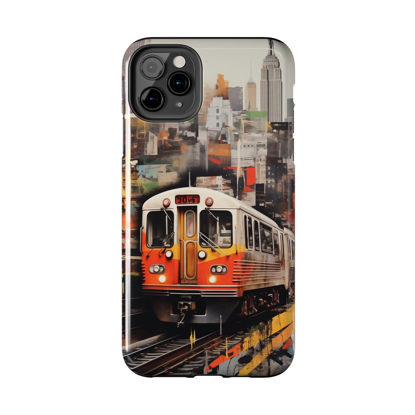 New York City, subway, iPhone 7, 8, X, 11, 12, 13, 14, 15+ case.