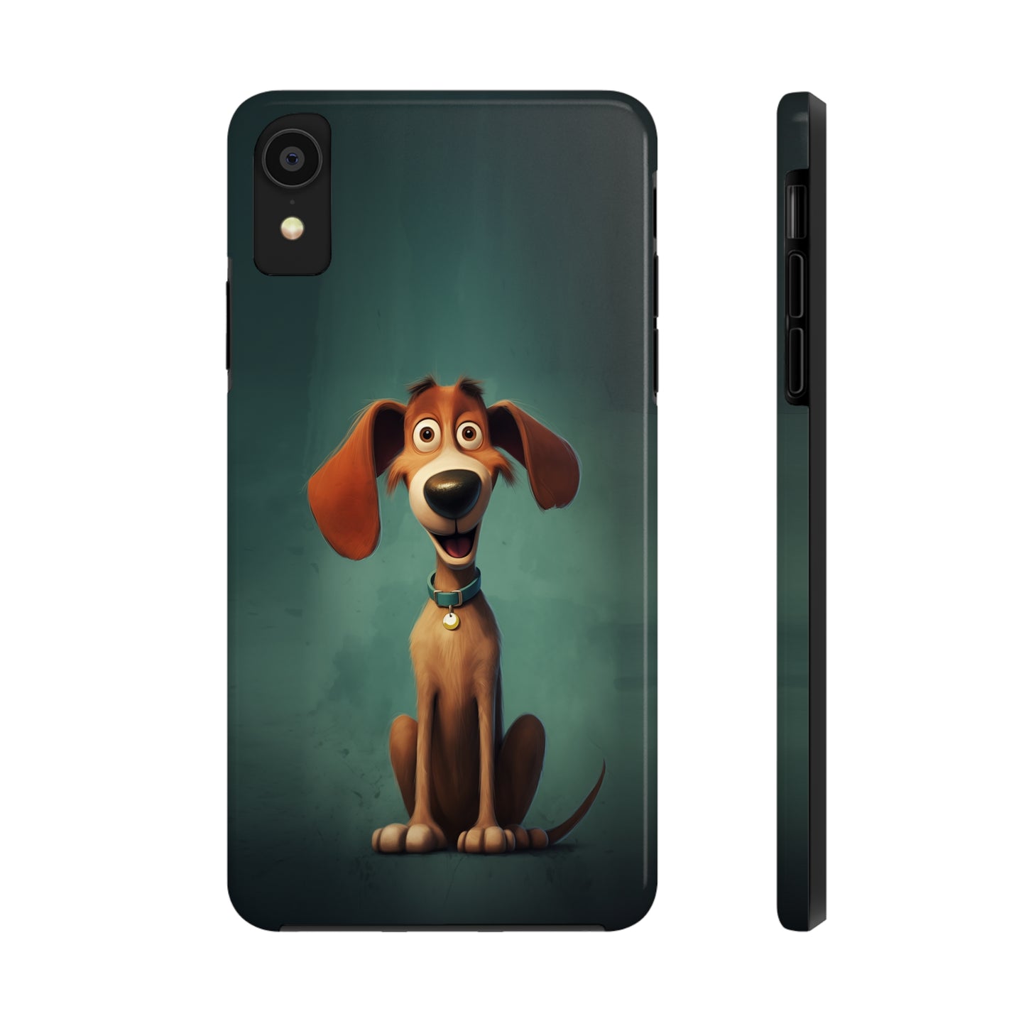 Hux, Cartoon Dog, iPhone 7, 8, X, 11, 12, 13, 14, 15+ case.