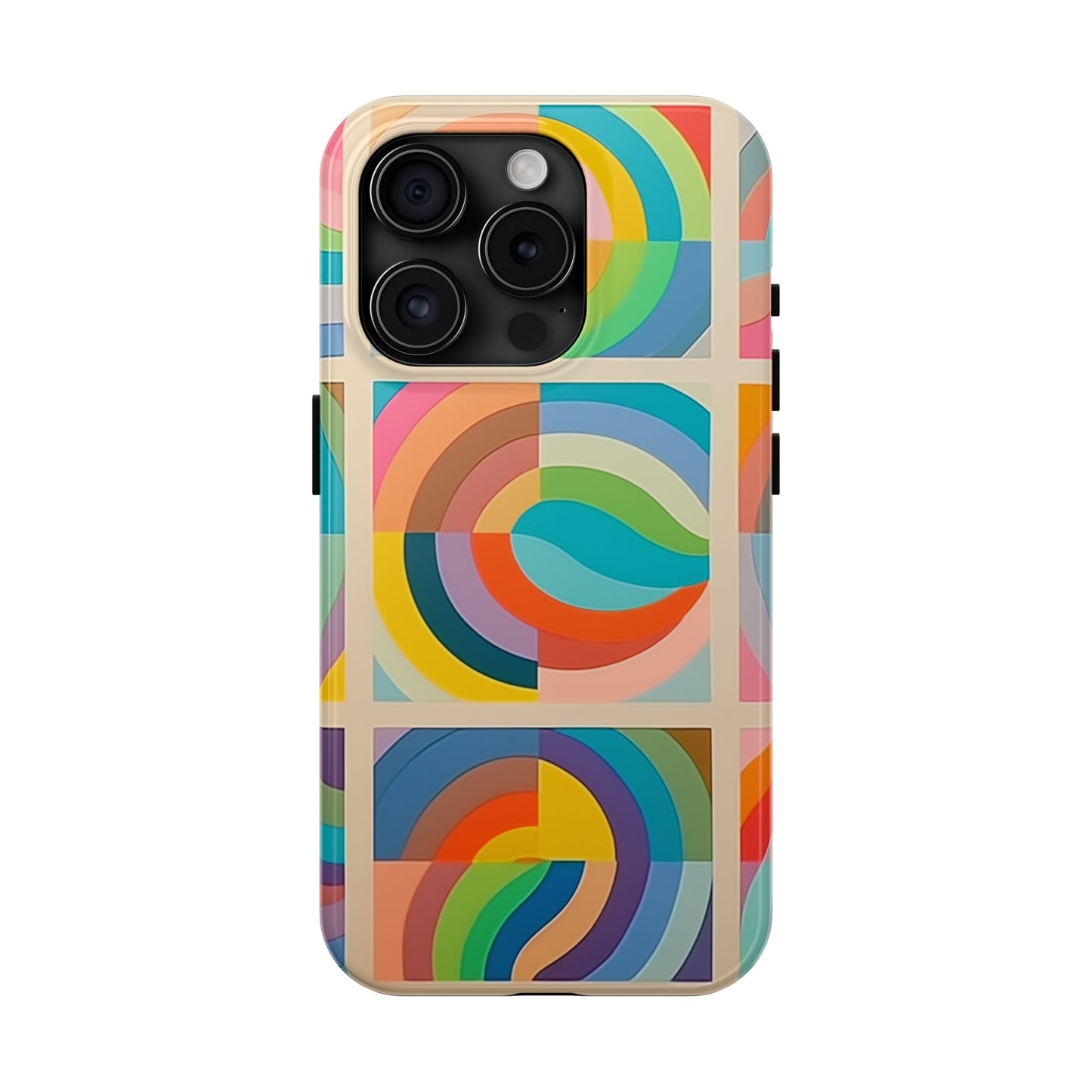 Abstract Colorful Lines #02, iPhone 7, 8, X, 11, 12, 13, 14, 15+ case.