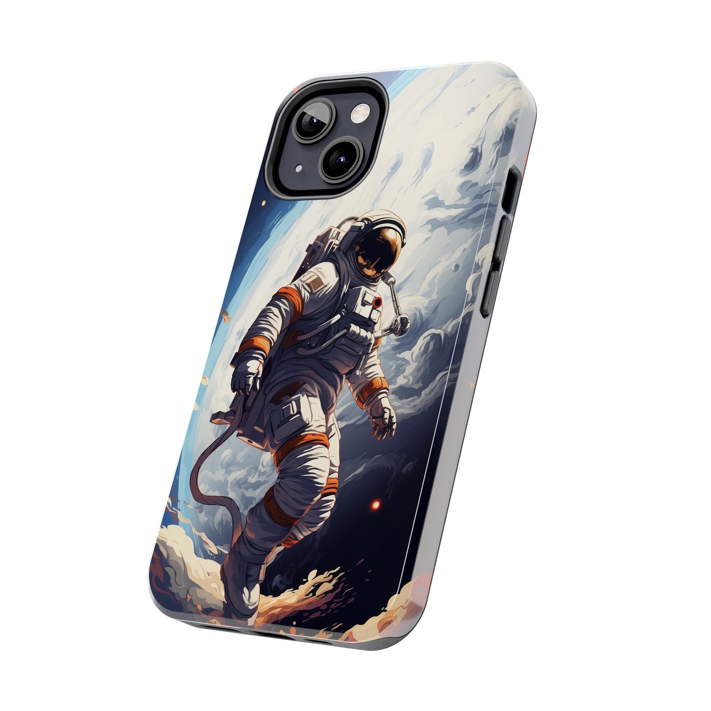 Astronaut #04, iPhone 7, 8, X, 11, 12, 13, 14, 15+ case.