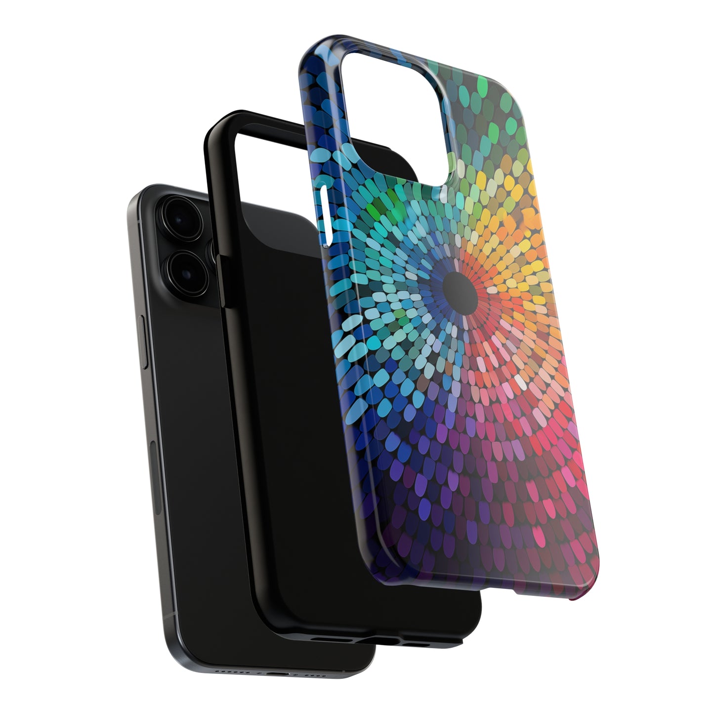 Rainbow Effect #02, iPhone 7, 8, X, 11, 12, 13, 14, 15+ case.