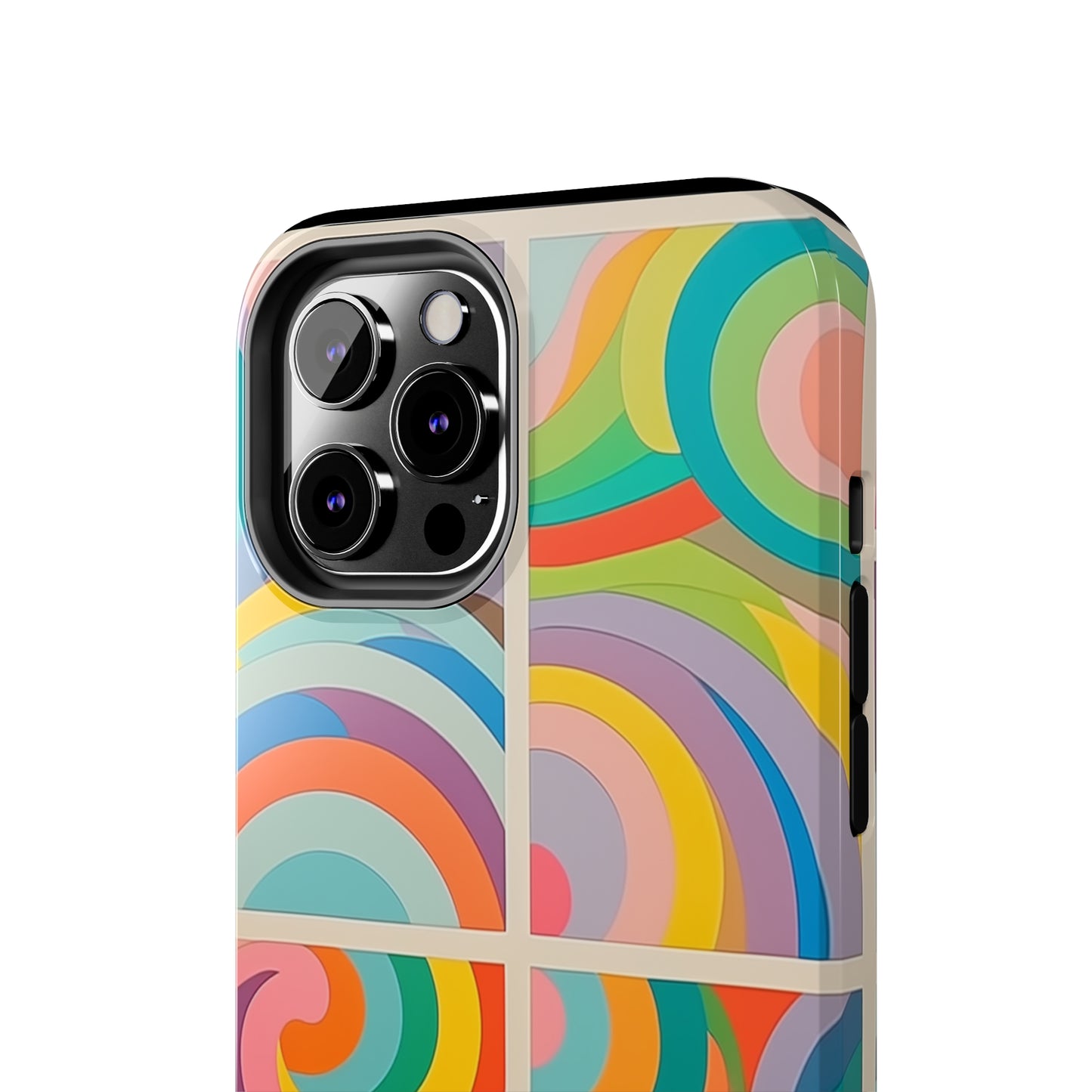 Abstract Colorful Lines #03, iPhone 7, 8, X, 11, 12, 13, 14, 15+ case.