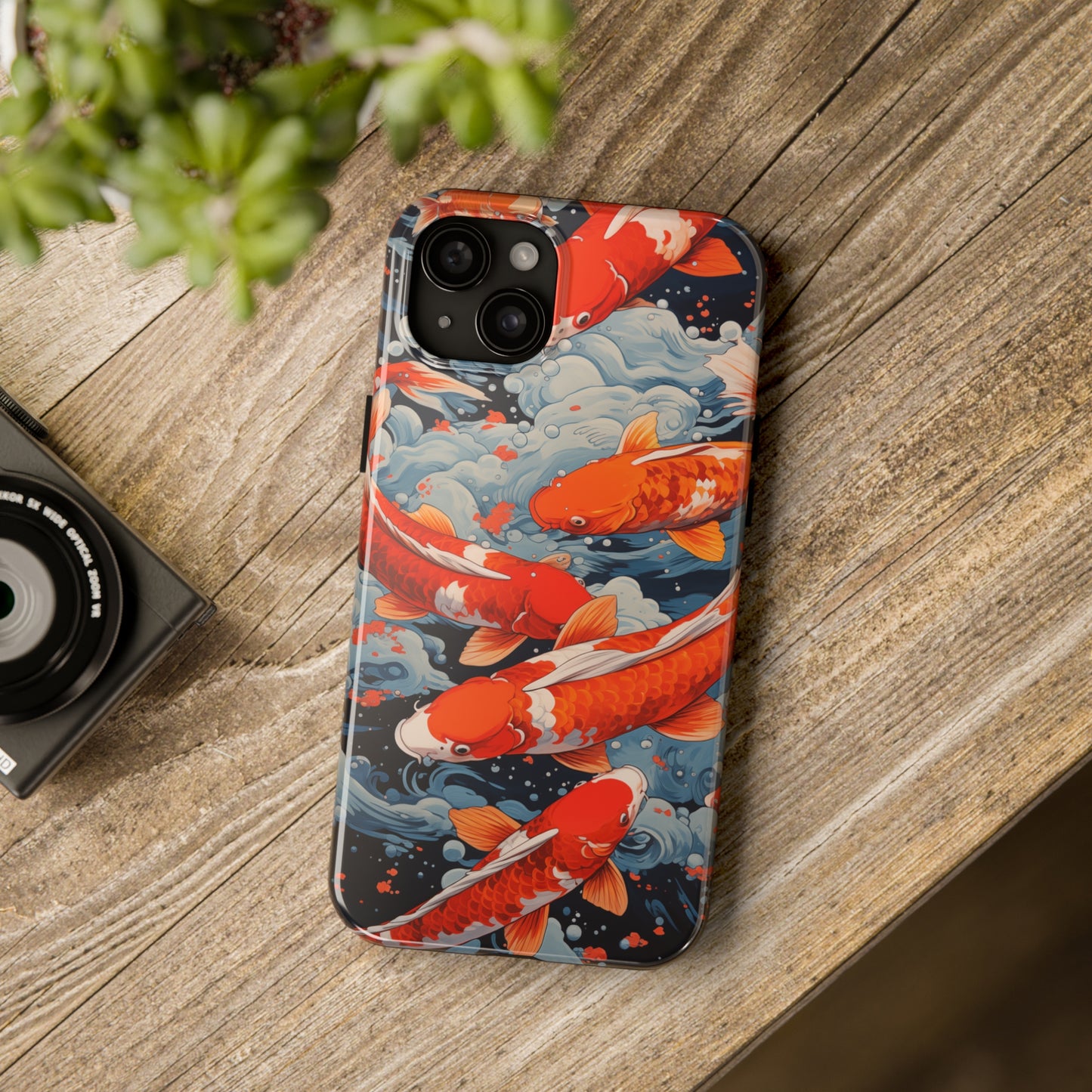 Koi fish #02, iPhone 7, 8, X, 11, 12, 13, 14, 15+ case.