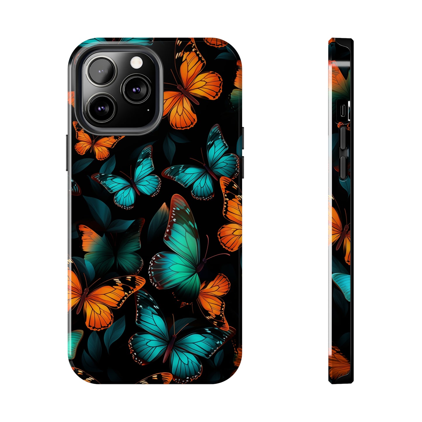 Butterflies #03, iPhone 7, 8, X, 11, 12, 13, 14, 15+ case.