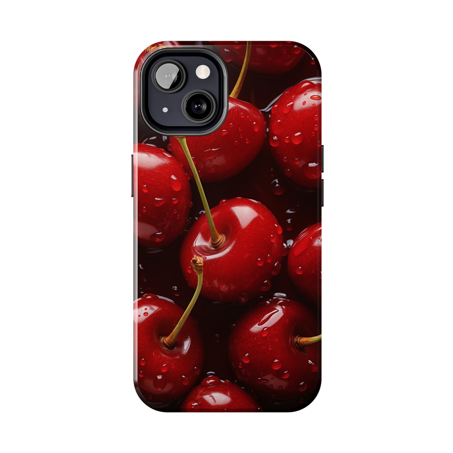 Cherries #07, iPhone 7, 8, X, 11, 12, 13, 14, 15+ case.