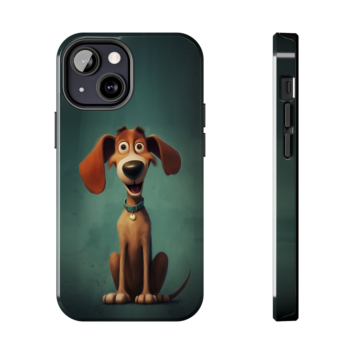 Hux, Cartoon Dog, iPhone 7, 8, X, 11, 12, 13, 14, 15+ case.