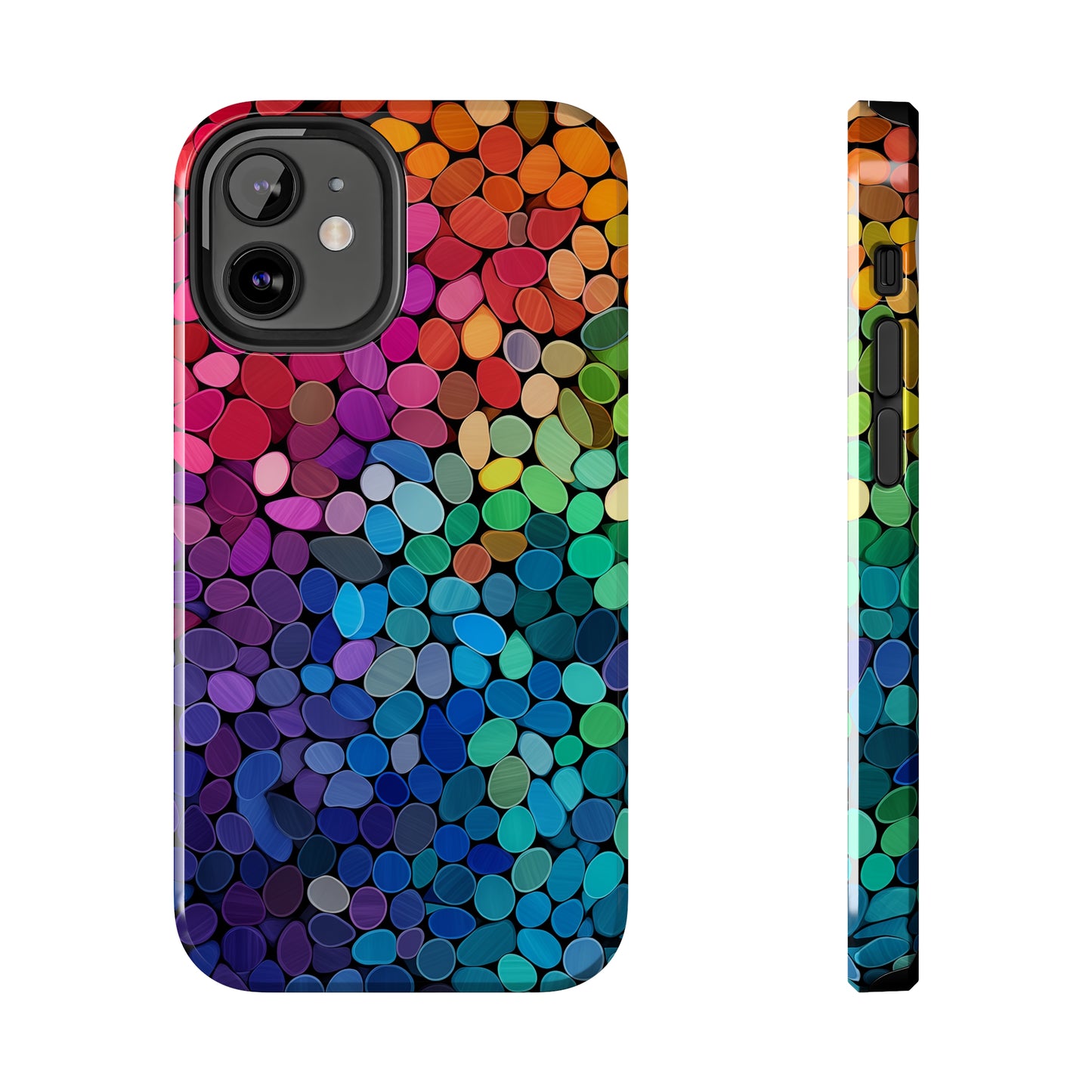 Rainbow Effect, iPhone 7, 8, X, 11, 12, 13, 14, 15+ case.