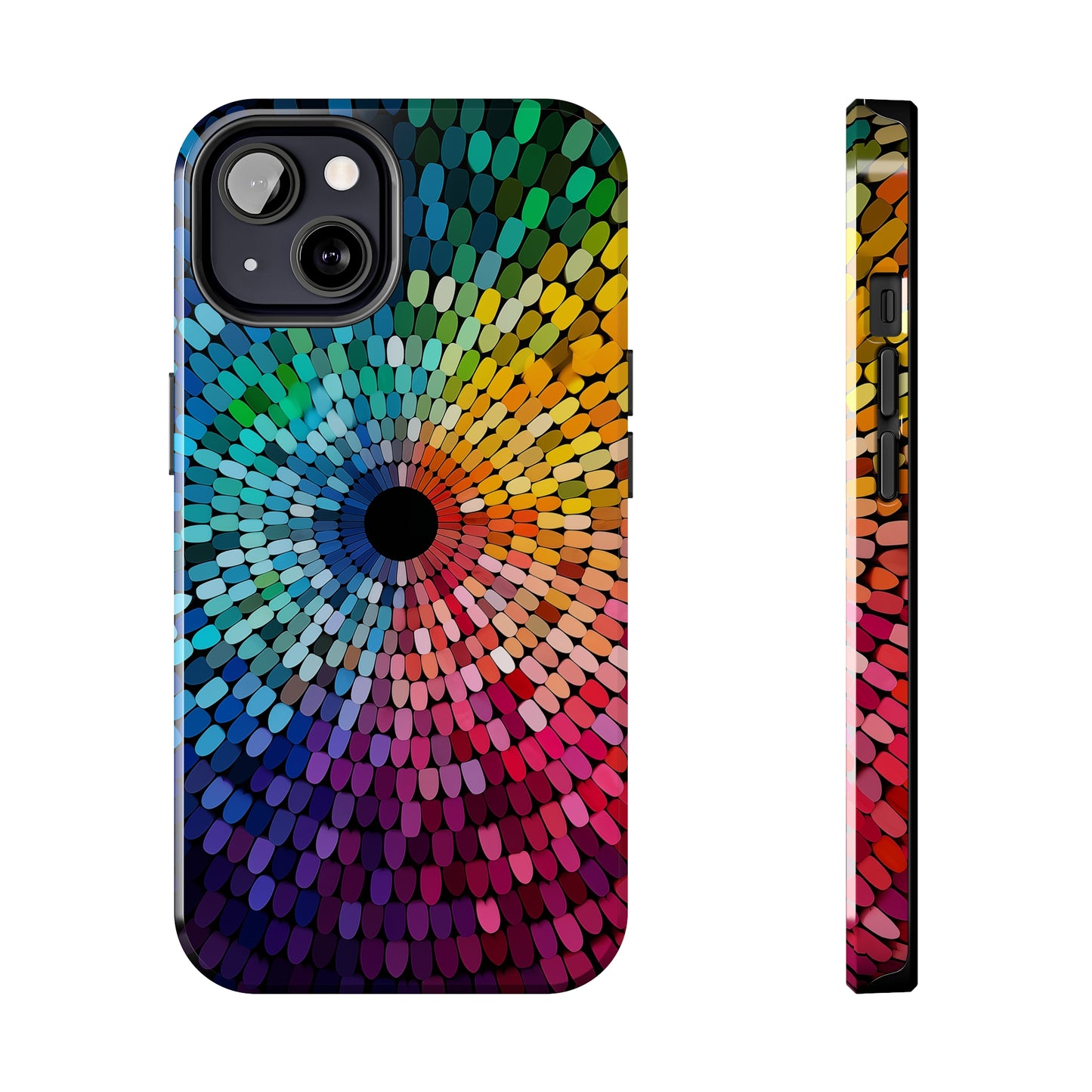 Rainbow Effect #02, iPhone 7, 8, X, 11, 12, 13, 14, 15+ case.