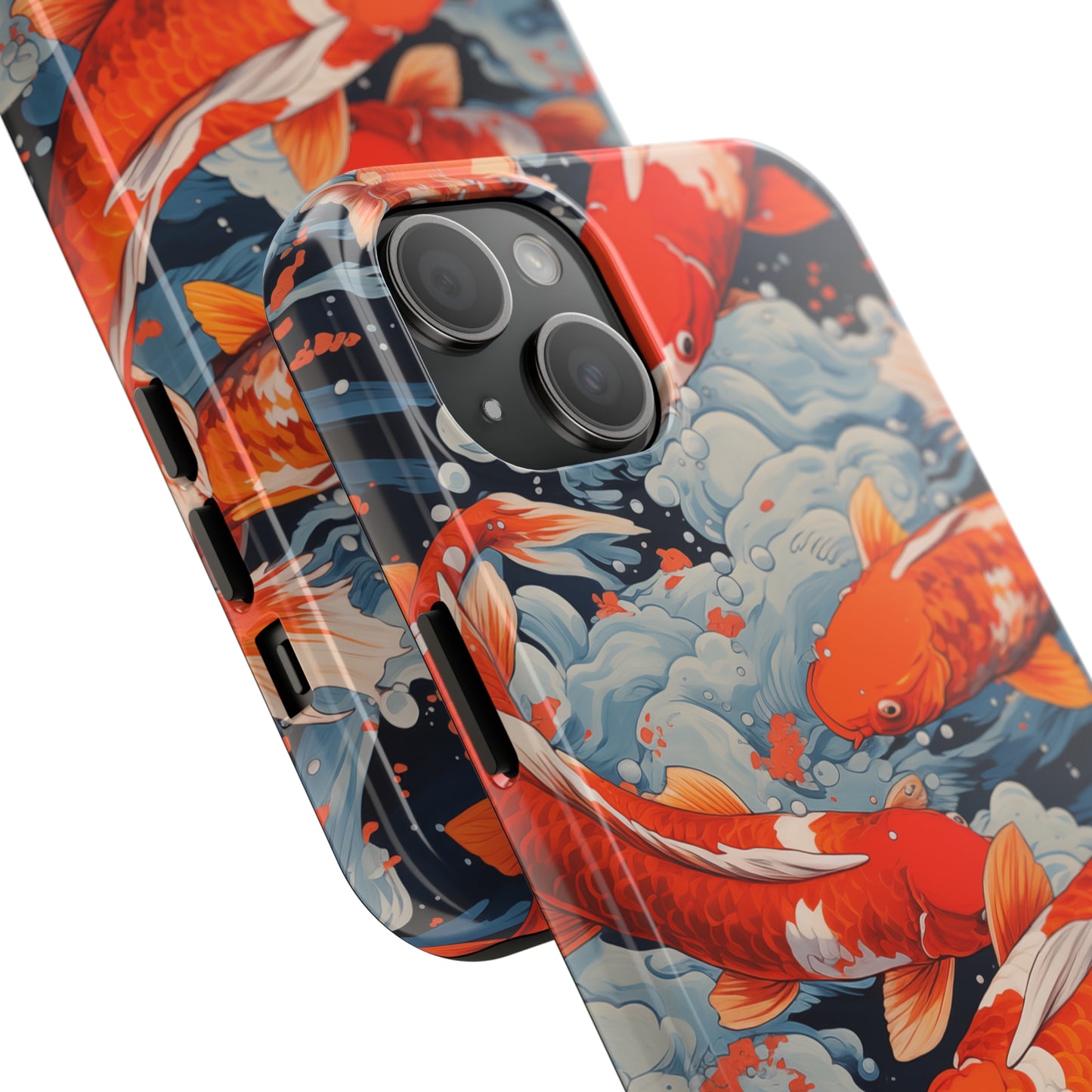 Koi fish #02, iPhone 7, 8, X, 11, 12, 13, 14, 15+ case.