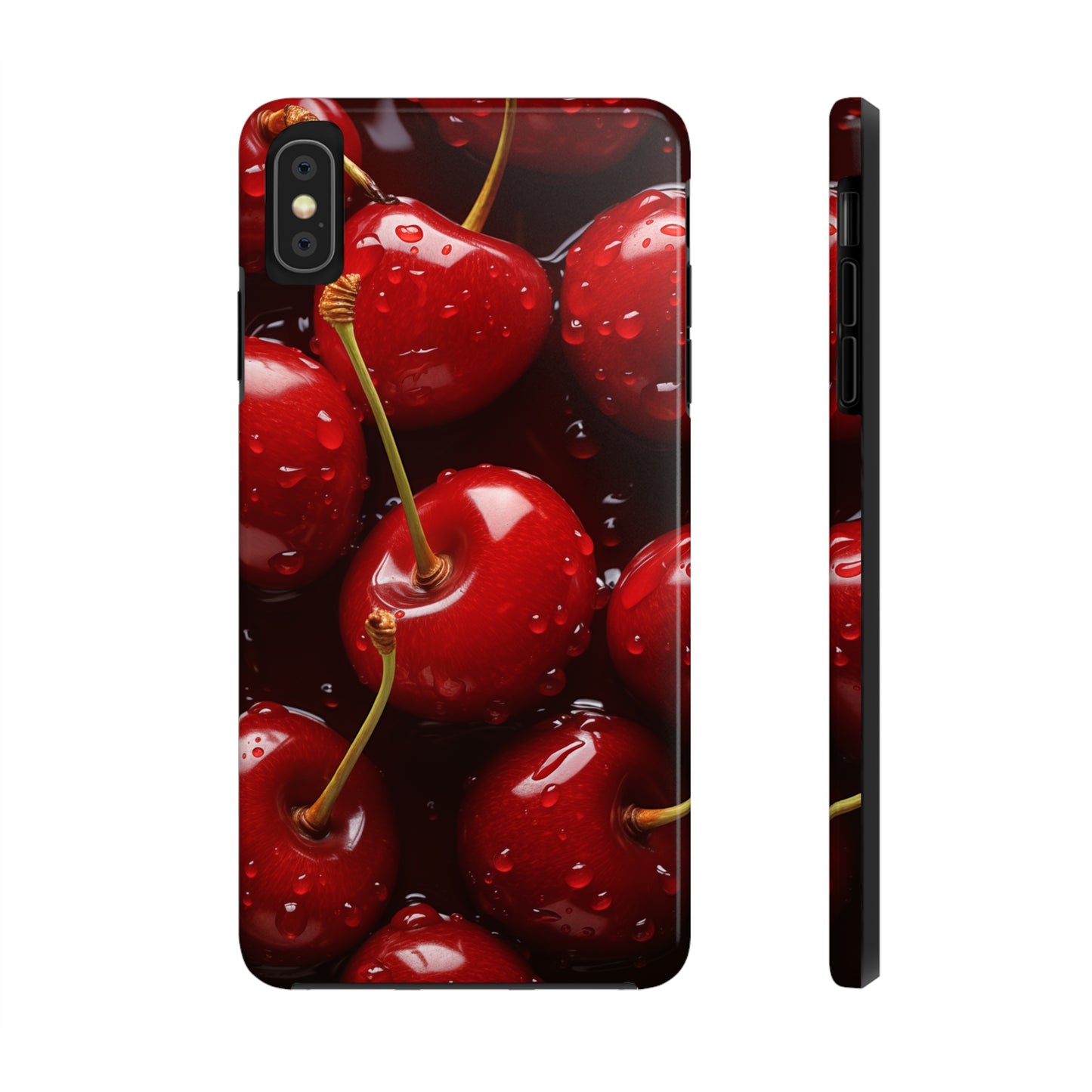 Cherries #07, iPhone 7, 8, X, 11, 12, 13, 14, 15+ case.