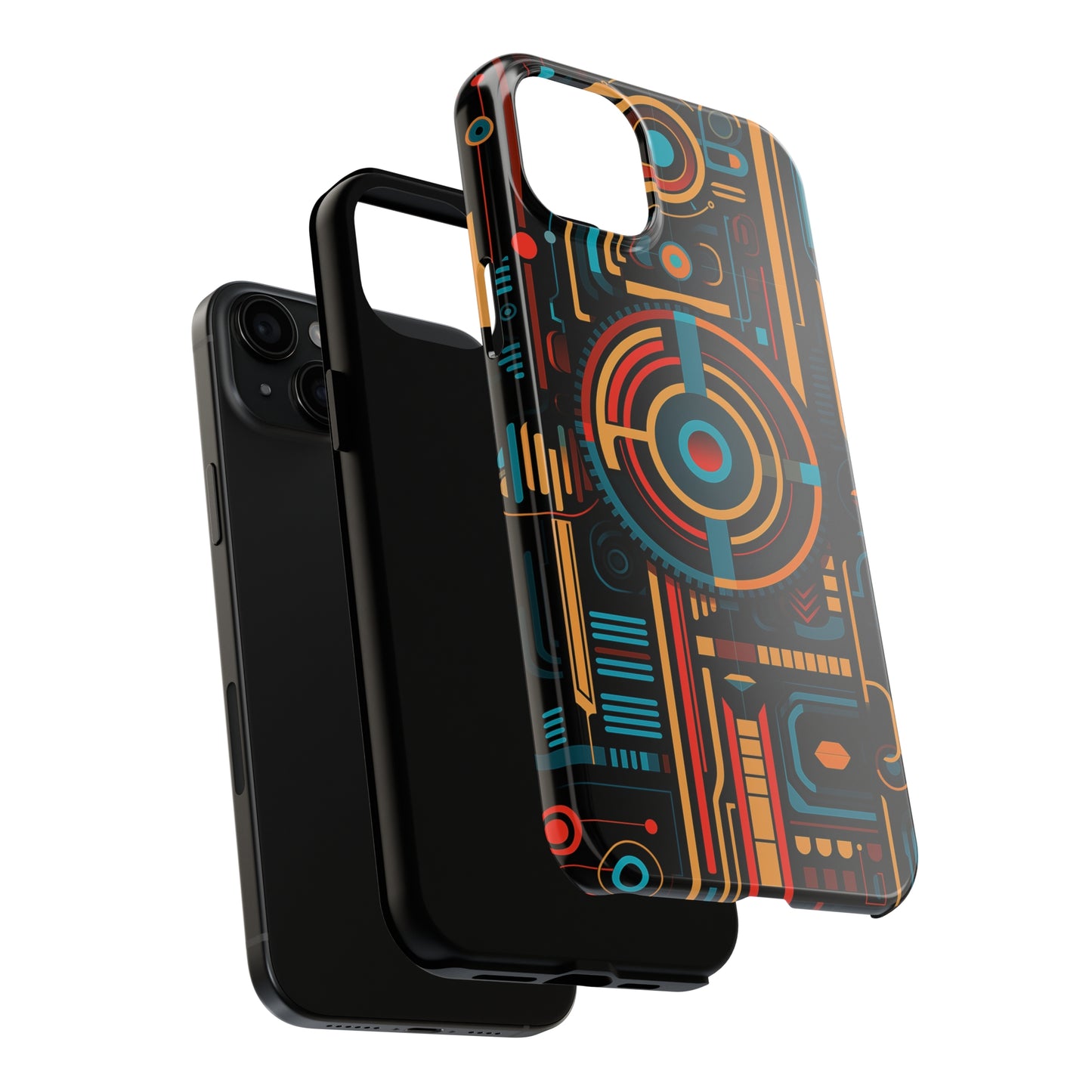 Futuristic #05, iPhone 7, 8, X, 11, 12, 13, 14, 15+ case.