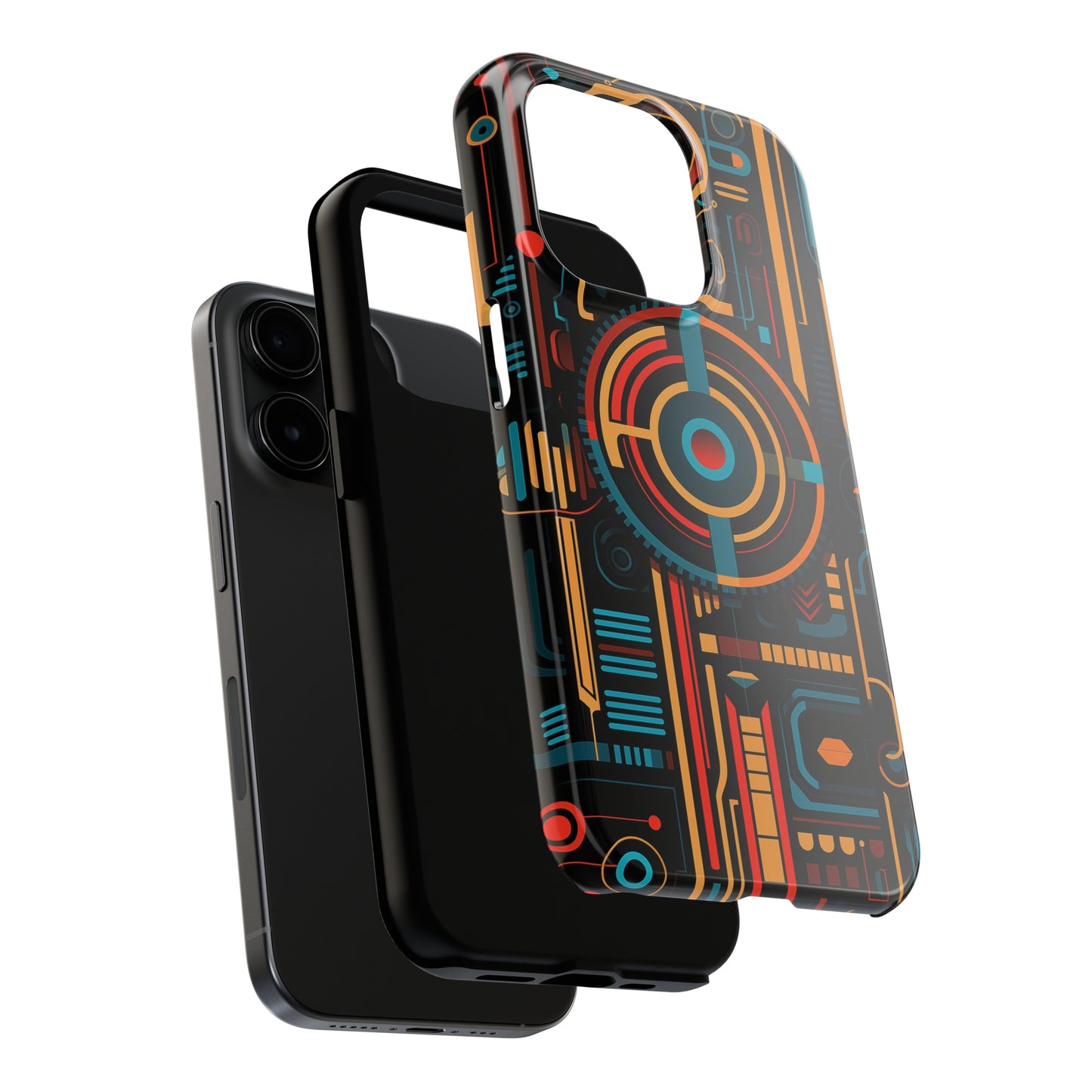 Futuristic #05, iPhone 7, 8, X, 11, 12, 13, 14, 15+ case.