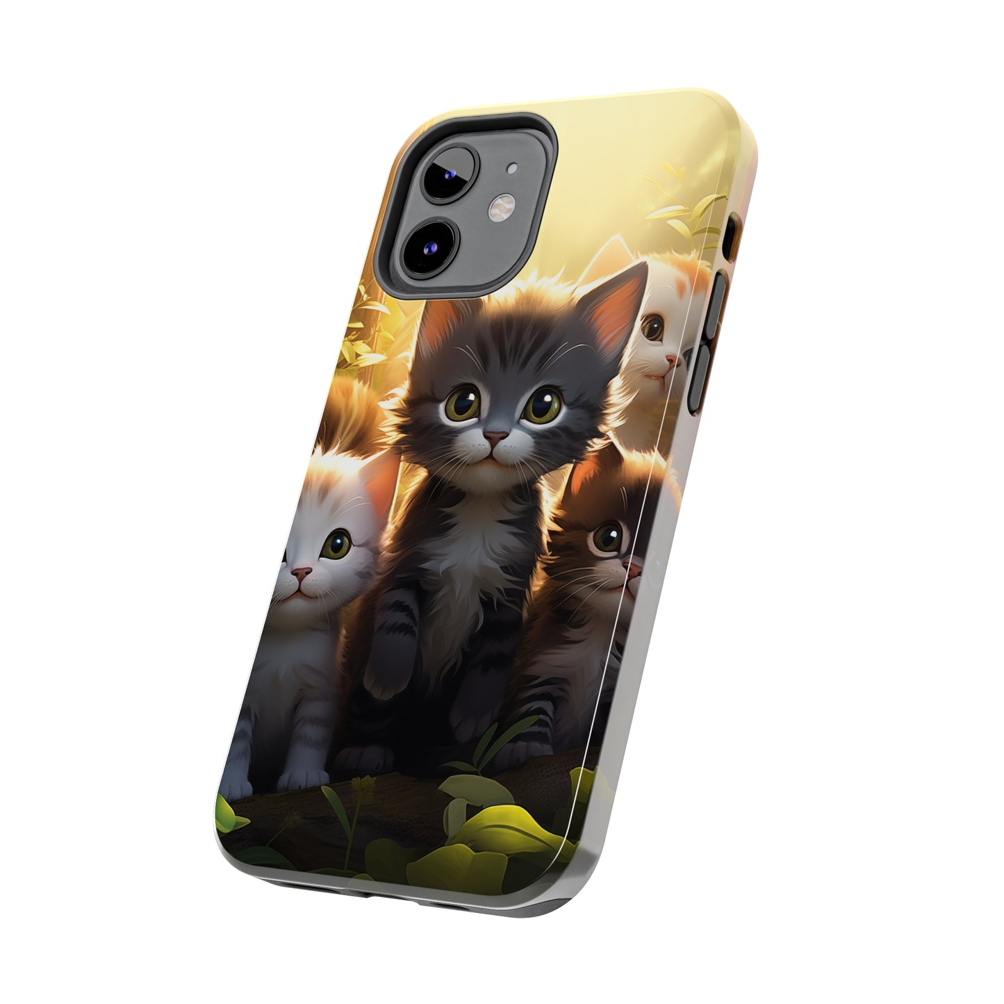 Kittens #02, iPhone 7, 8, X, 11, 12, 13, 14, 15+ case.