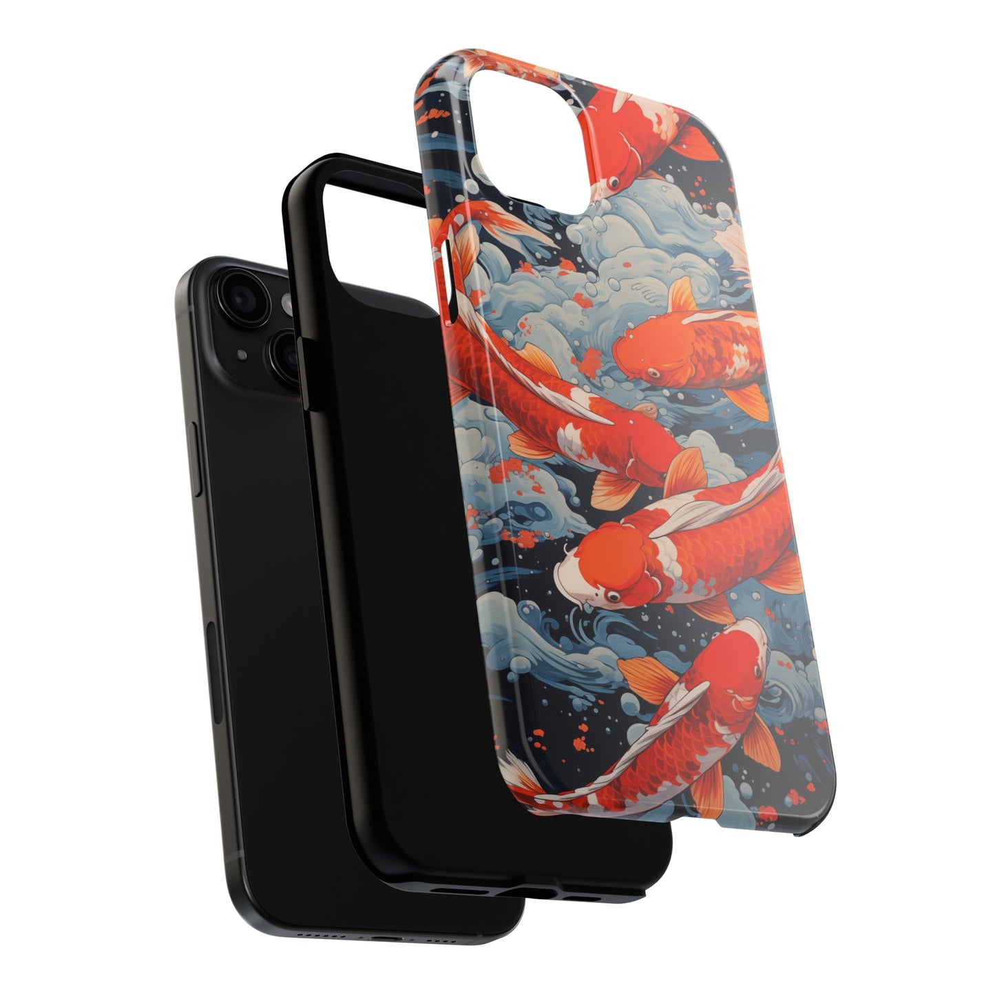 Koi fish #02, iPhone 7, 8, X, 11, 12, 13, 14, 15+ case.