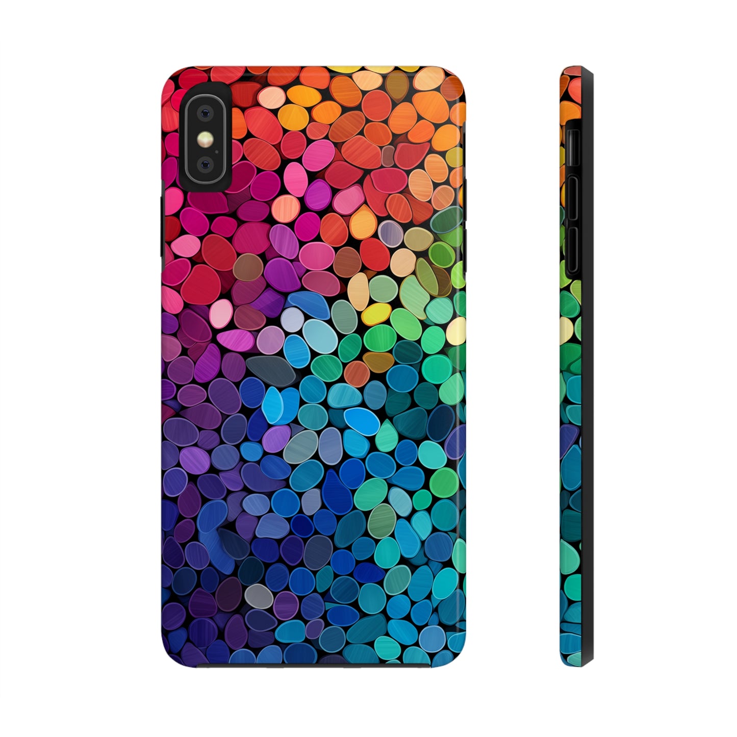 Rainbow Effect, iPhone 7, 8, X, 11, 12, 13, 14, 15+ case.