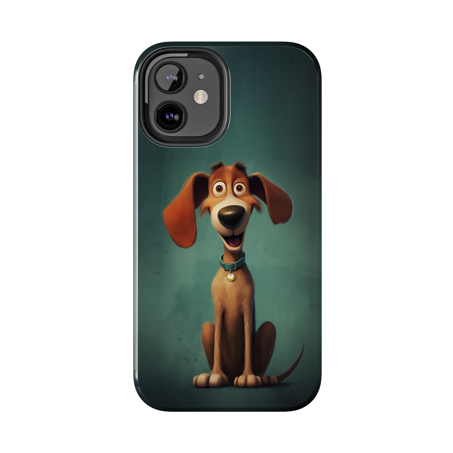 Hux, Cartoon Dog, iPhone 7, 8, X, 11, 12, 13, 14, 15+ case.