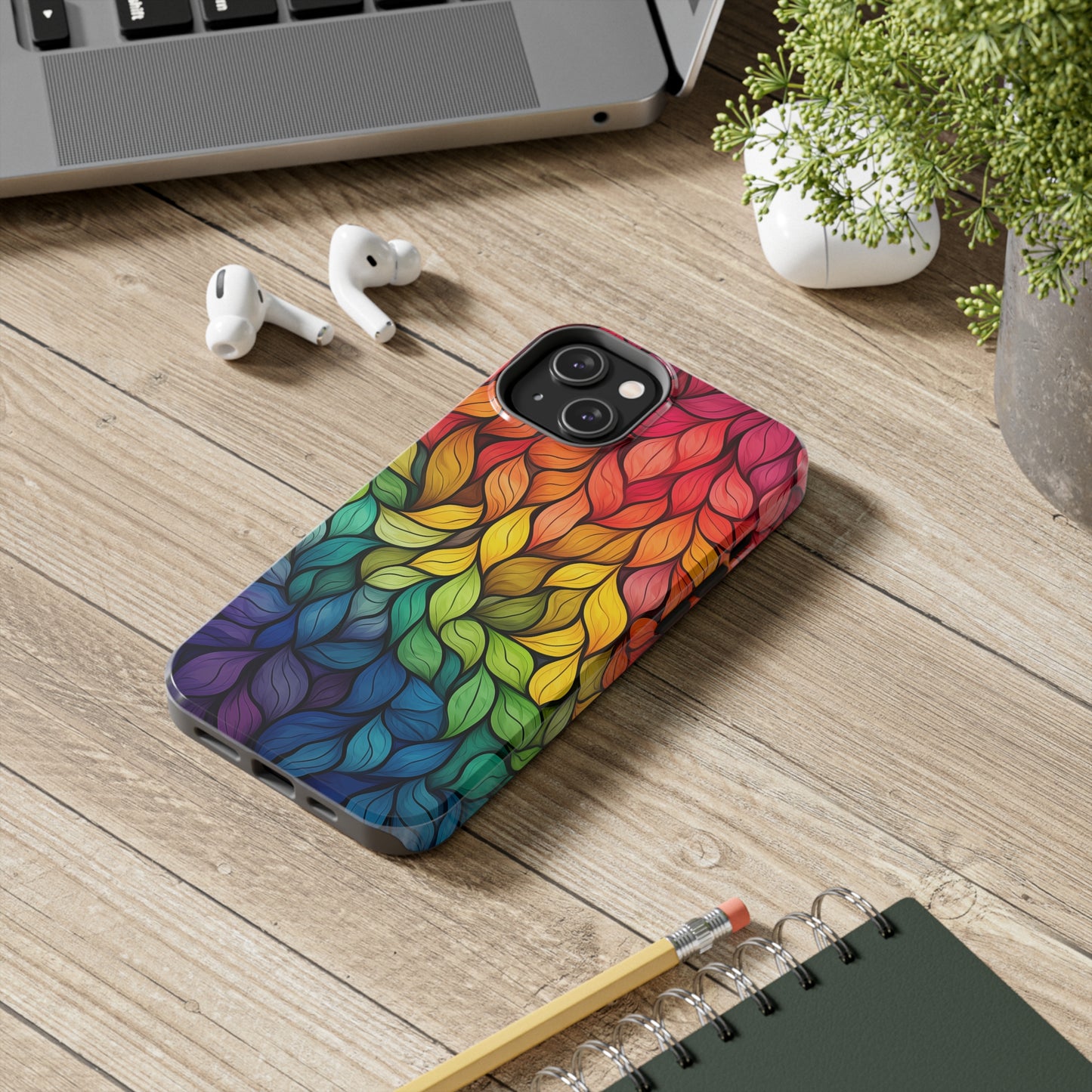 Rainbow Effect #03, iPhone 7, 8, X, 11, 12, 13, 14, 15+ case.