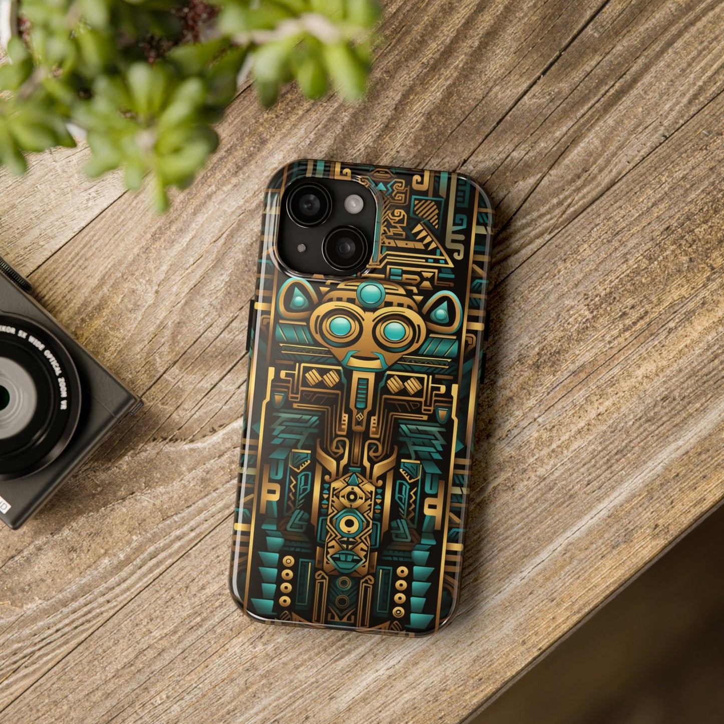 Aztec Vibes #03, iPhone 7, 8, X, 11, 12, 13, 14, 15+ case.