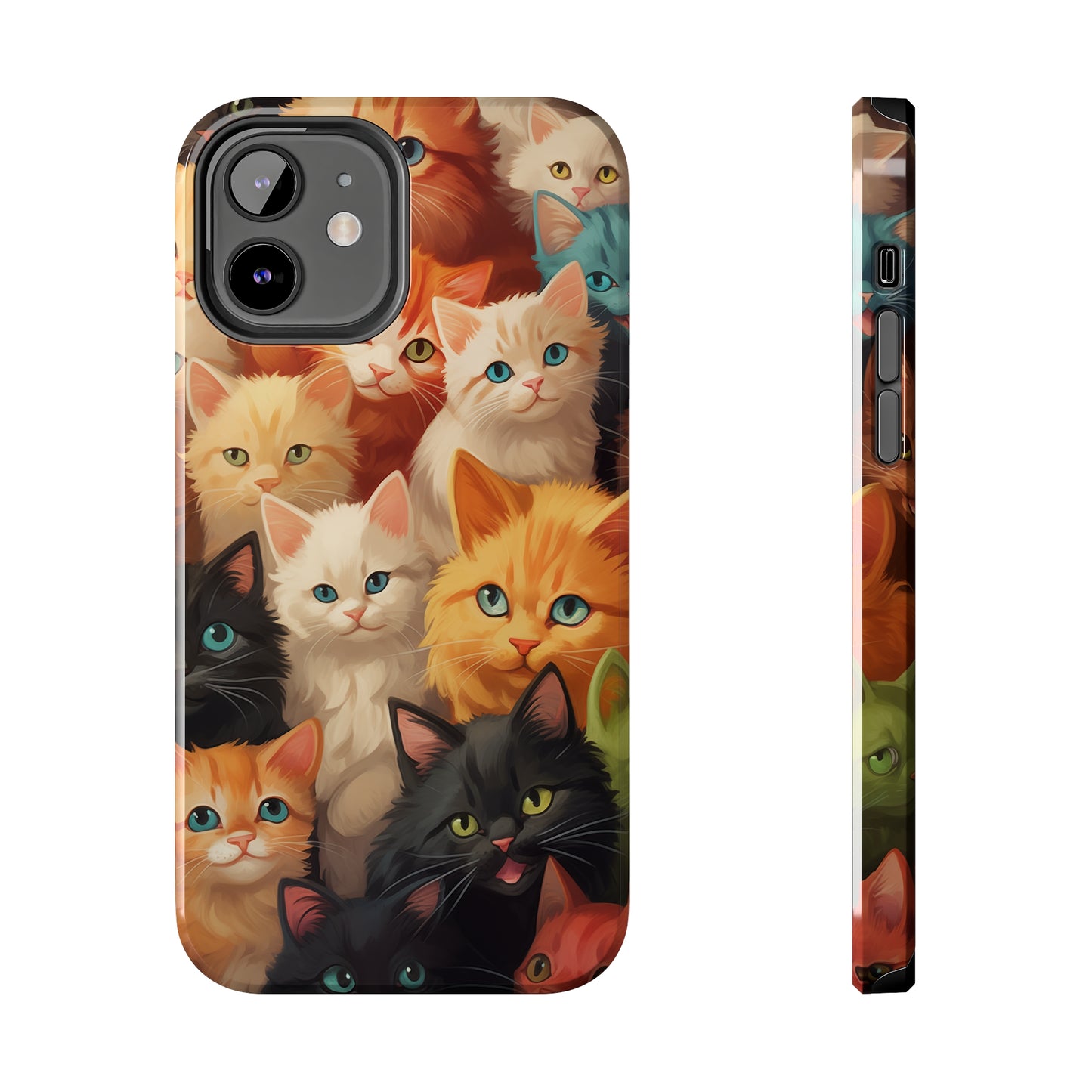 Kittens, iPhone 7, 8, X, 11, 12, 13, 14, 15+ case.